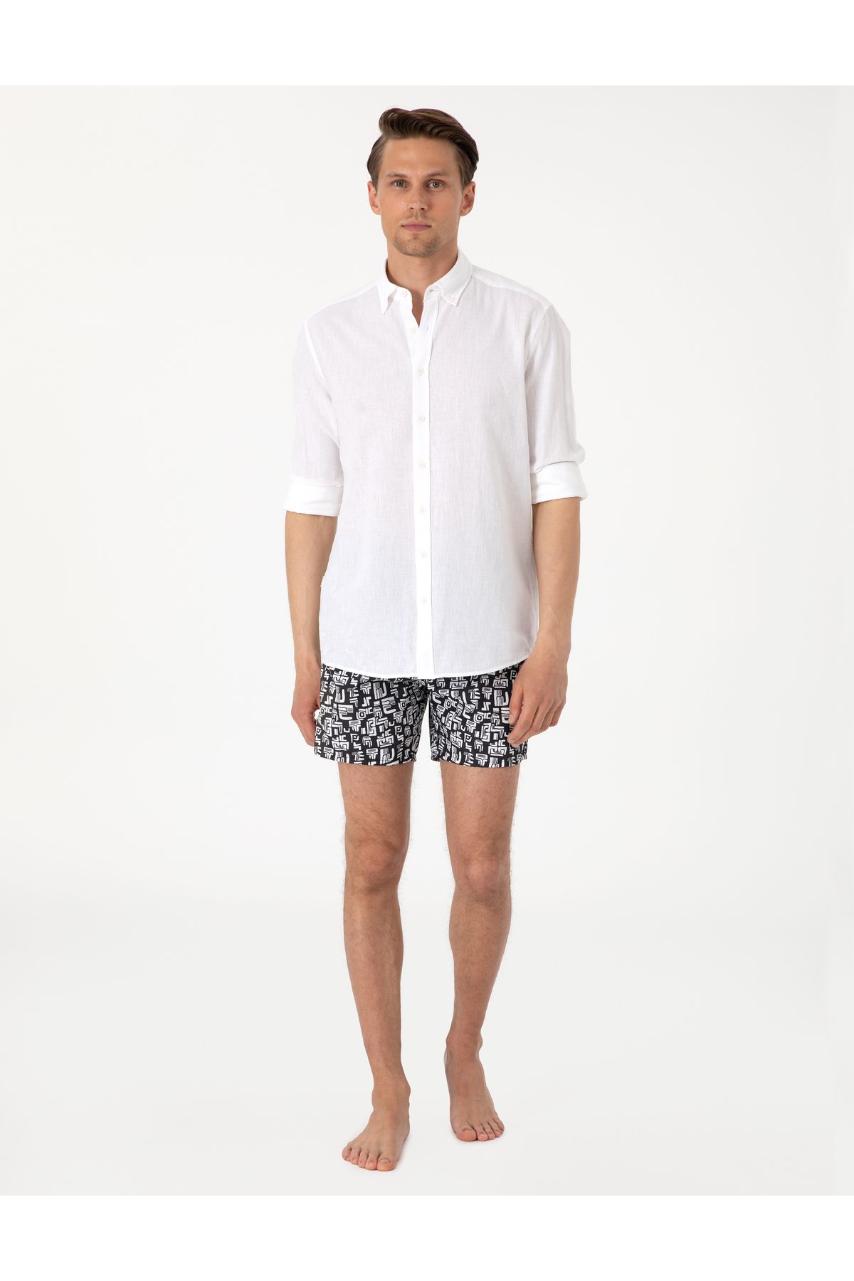 Pierre Cardin Siyah Deniz Şortu 50307957-VR046