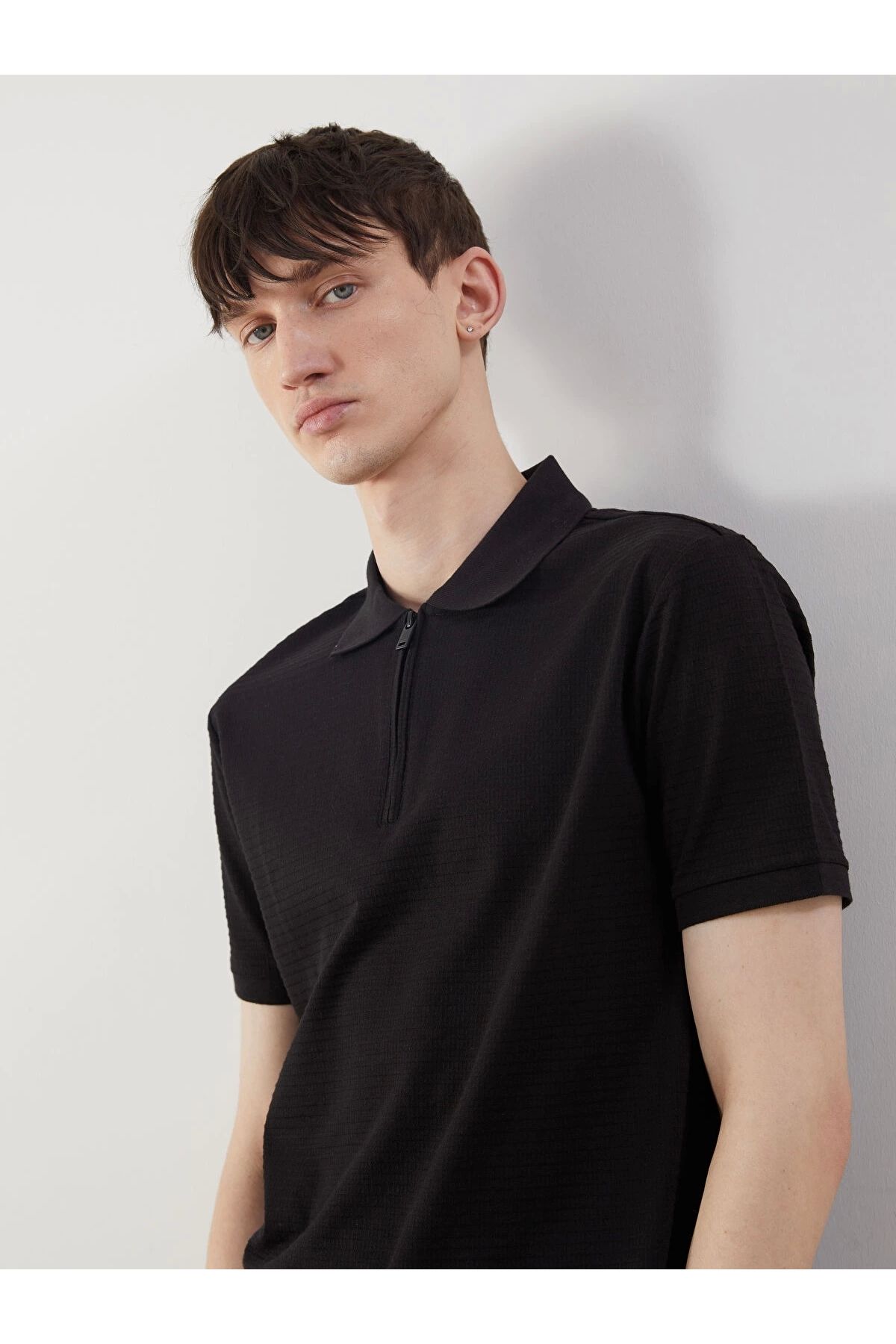 LC Waikiki XSIDE Siyah Polo Yaka Erkek Tişört