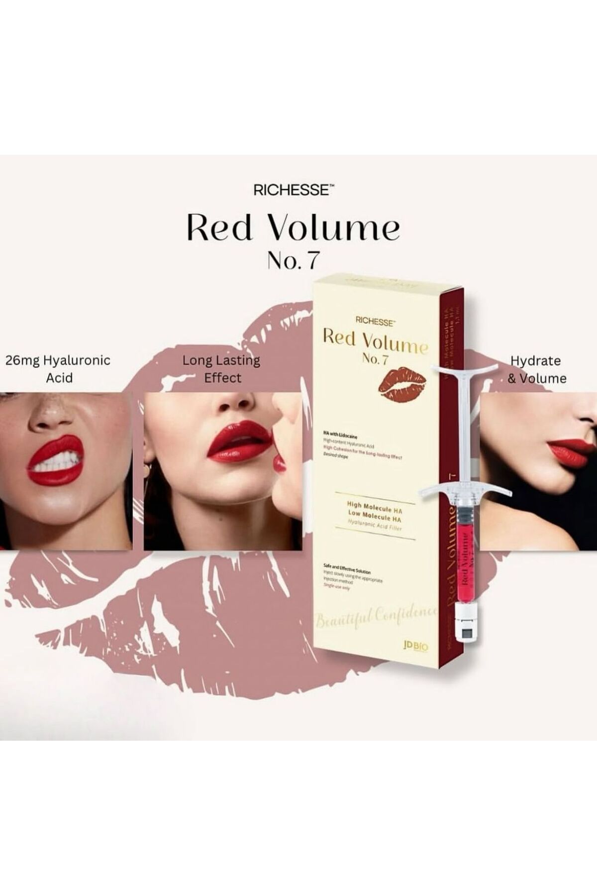 VOLUME KIRMIZI RENKLİ DUDAK RENKLENDİRME RED VOLUME