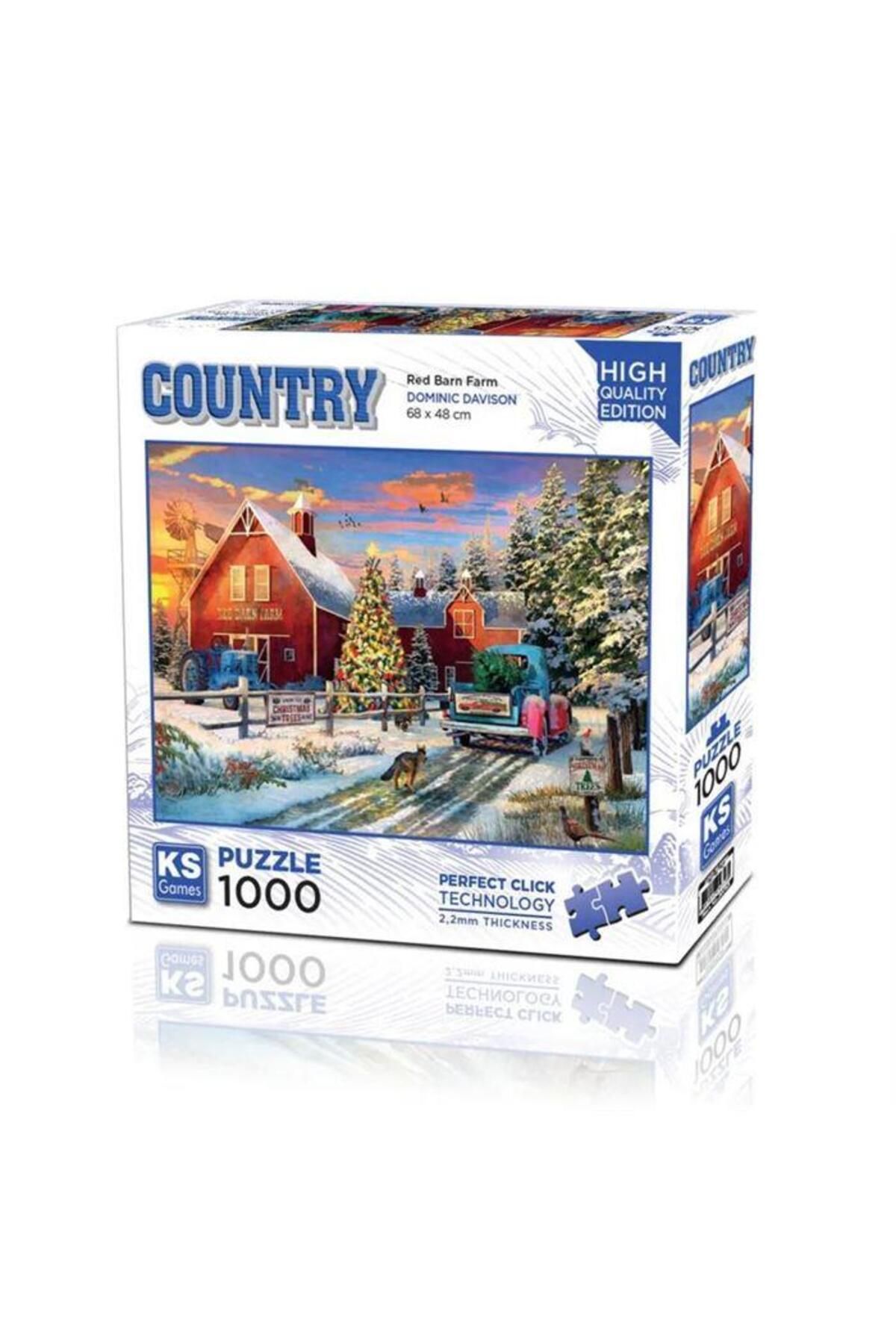 Ks Puzzle Red Barn Farm Puzzle 1000 Parça