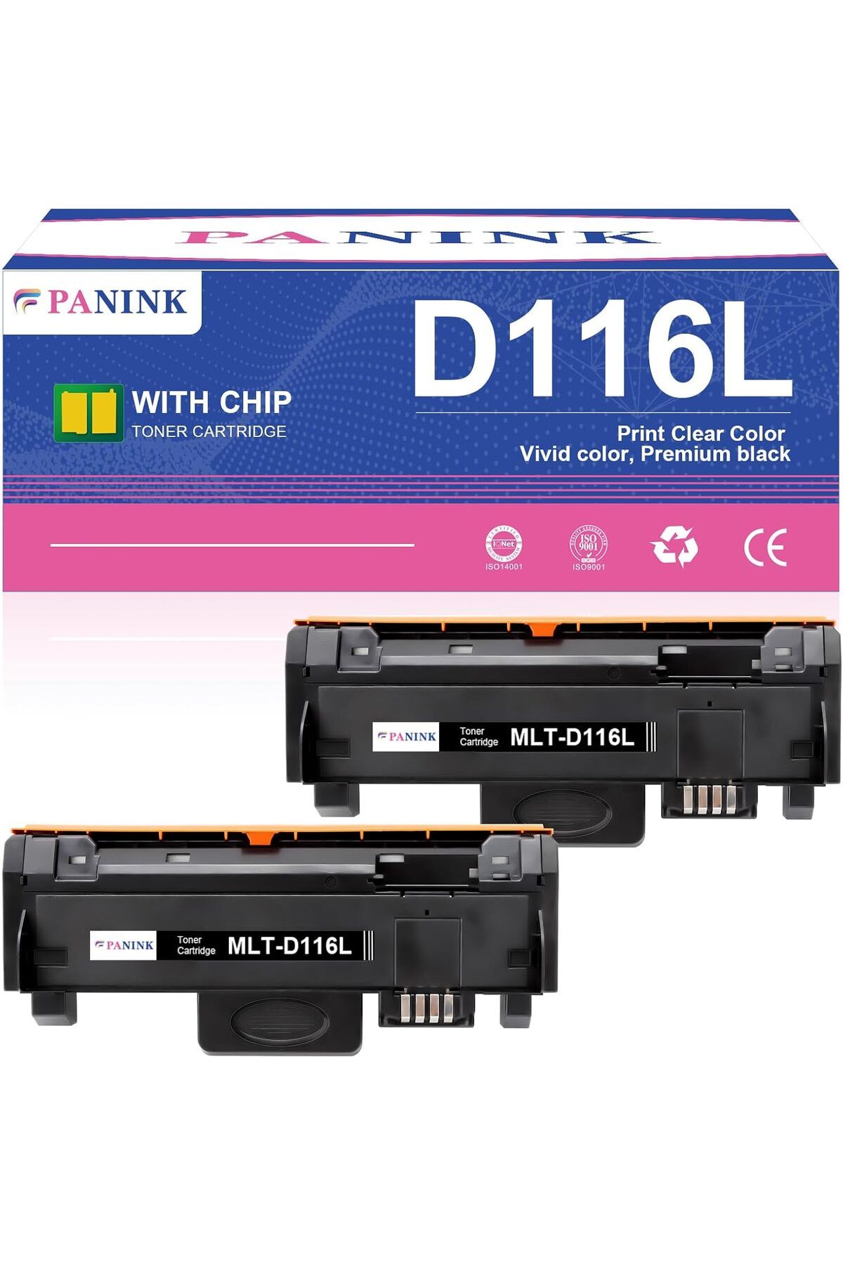 Samsung *YA-DE TONER*Xpress M2625D M2675FN M2676FH M2875FW M2875FD M2885FW M287x Printer(2 Black)