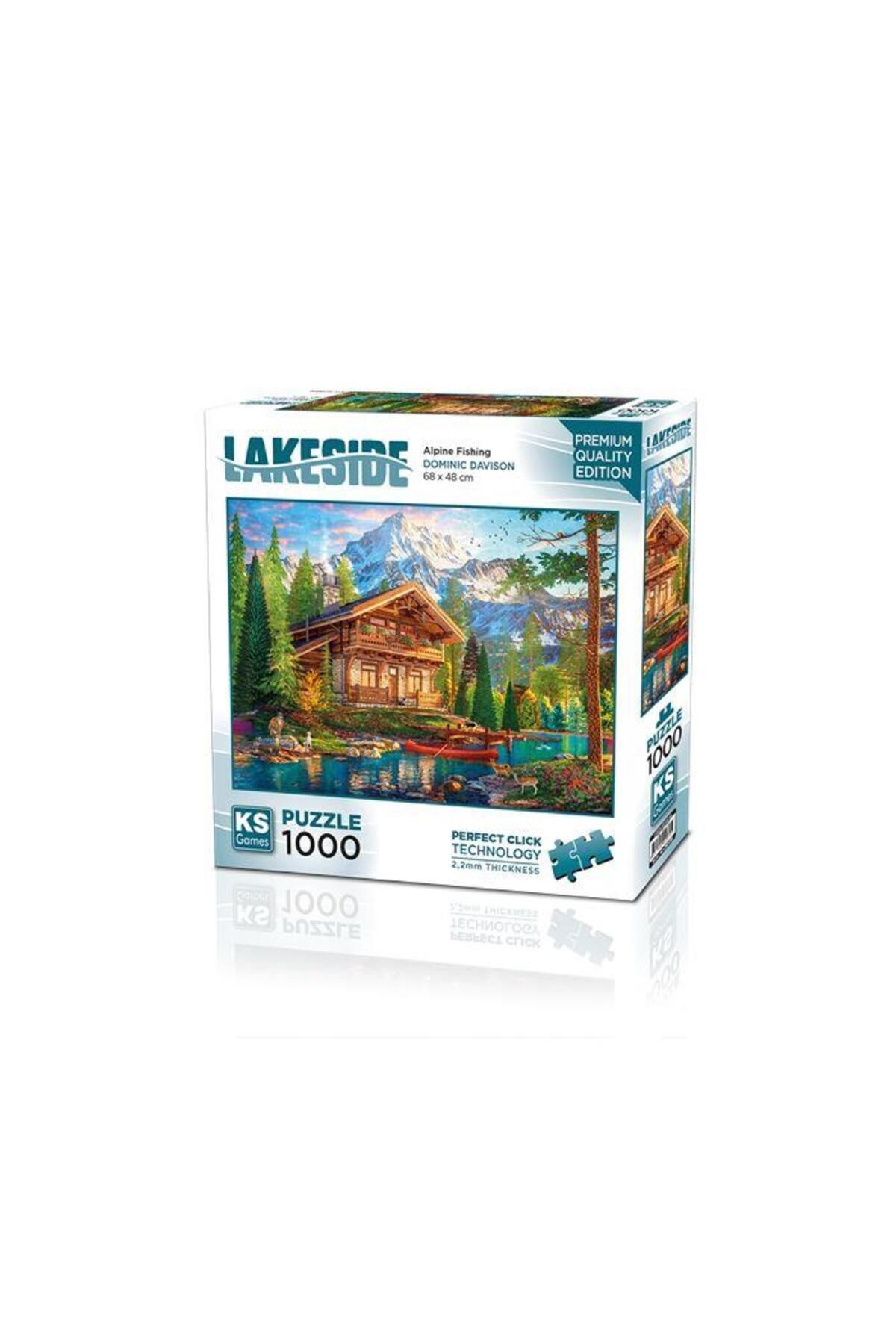 Ks Puzzle Alpine Fishing Puzzle 1000 Parça