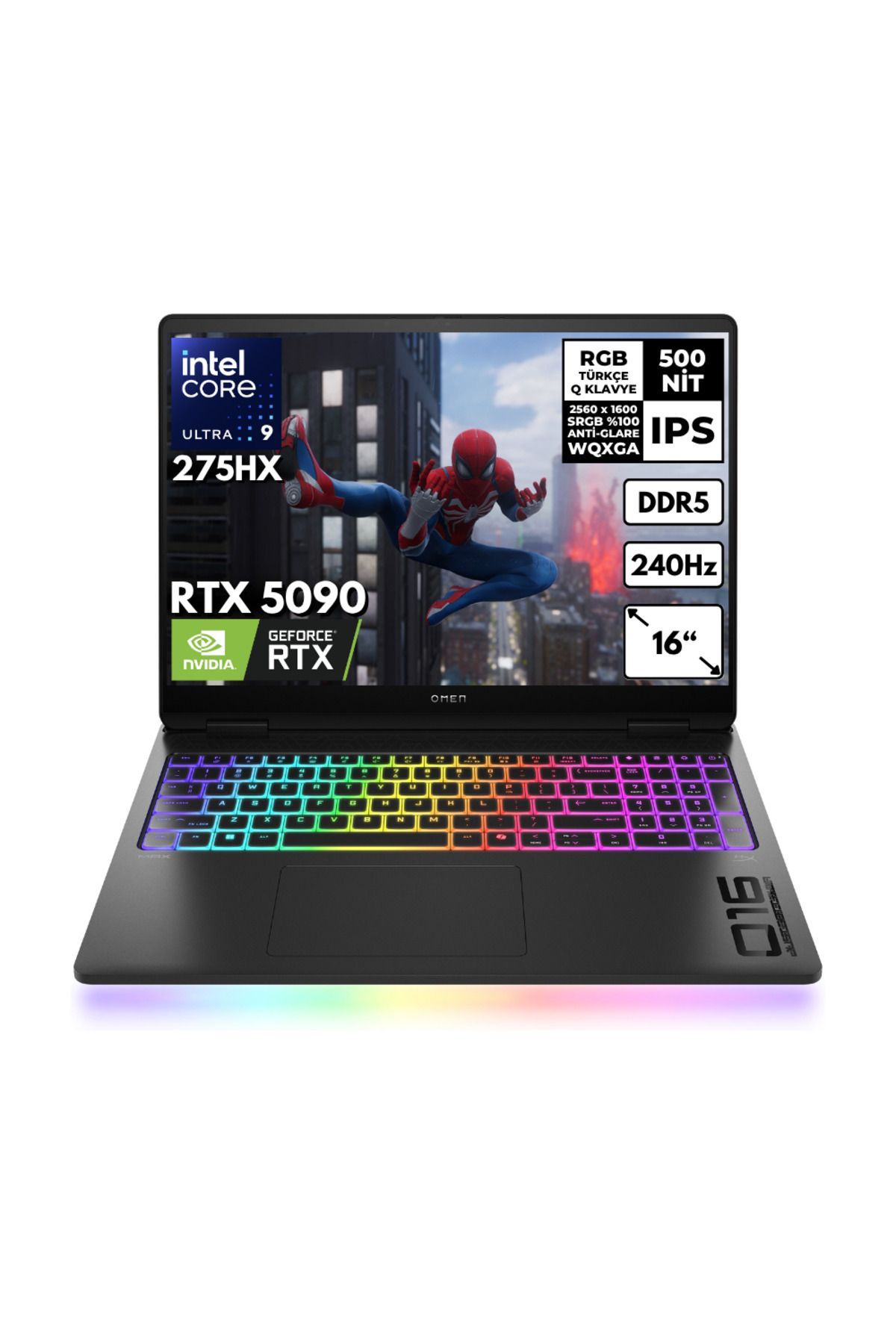 HP Omen Max Ultra 9-275HX 48GB 2 TBSSD RTX5090 (24GB-GDDR7) 16" 2K WQXGA Win11 Pro B92QMEAHMF29