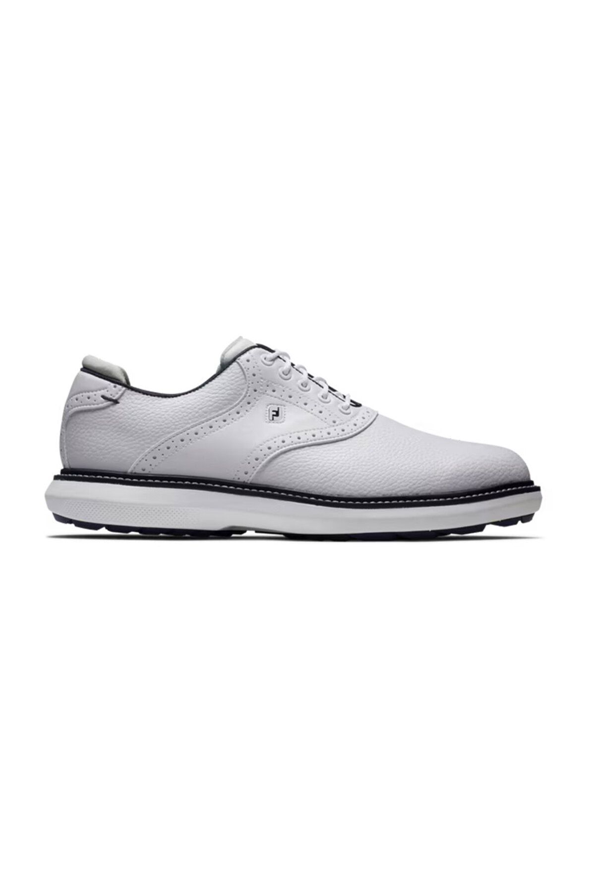 FootJoy FootJok Traditions Spikeless Golf Ayakkabısı Beyaz 57927K