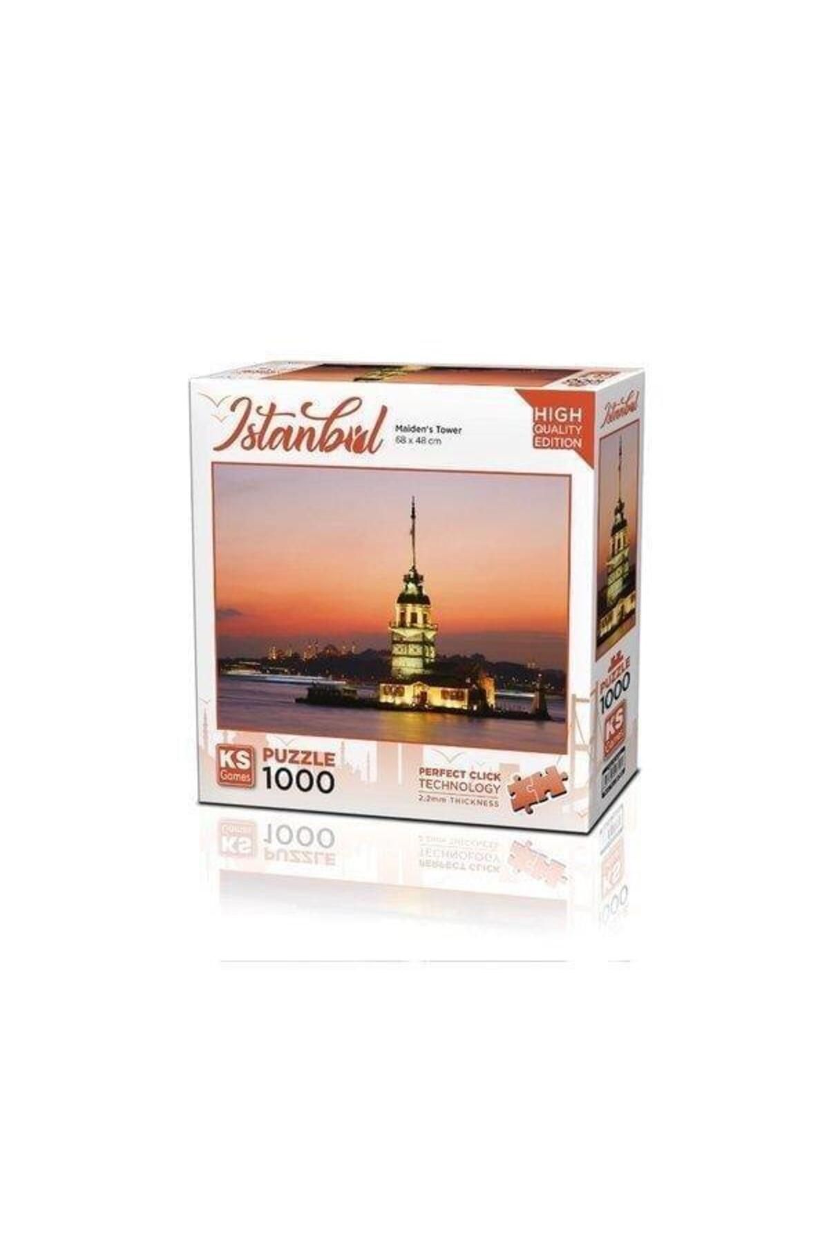 Ks Puzzle Kız Kulesi Gün Batımı Puzzle 1000 Parça