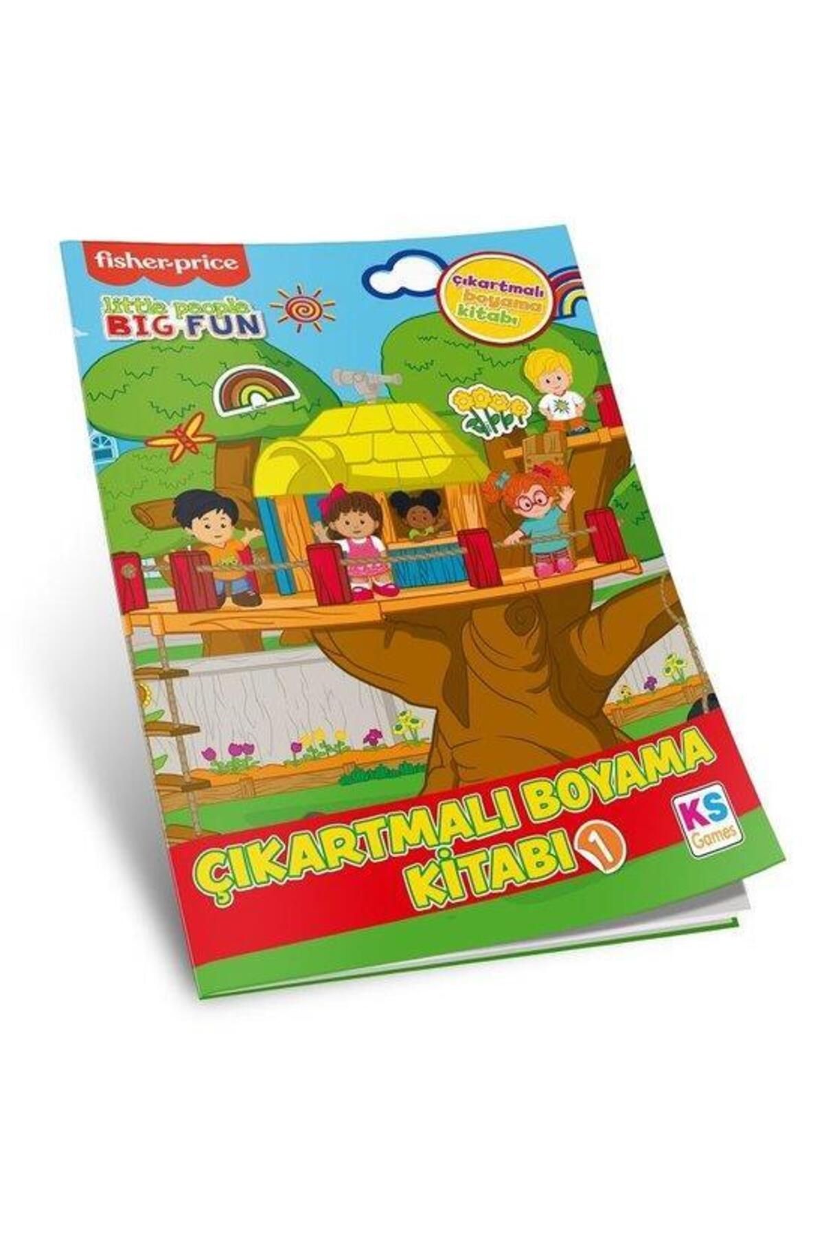 Ks Puzzle Little People Coloring Sticker Book 1