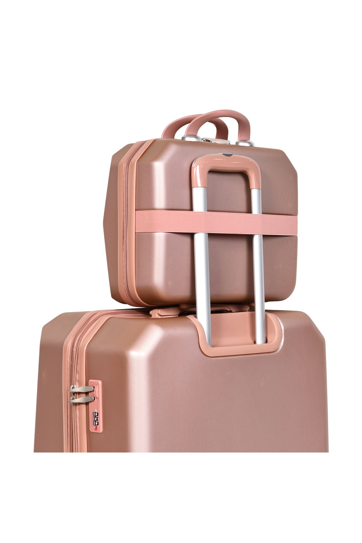 MORANO-Morano 4-Piece Luggage Set Durable and Lightweight Spinner Wheeled Suitcase with Numbered Security Lock 6