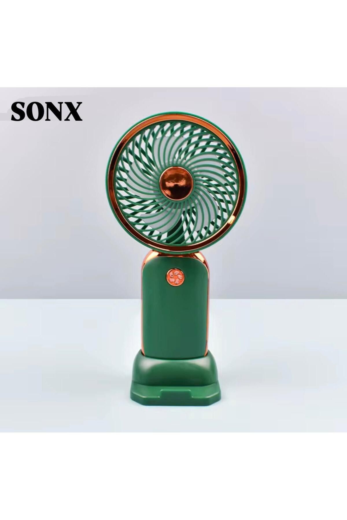 sonx Taşınabilir USB mini fan Masaüstü ve el tipi Kullanım sessiz ve güçlü