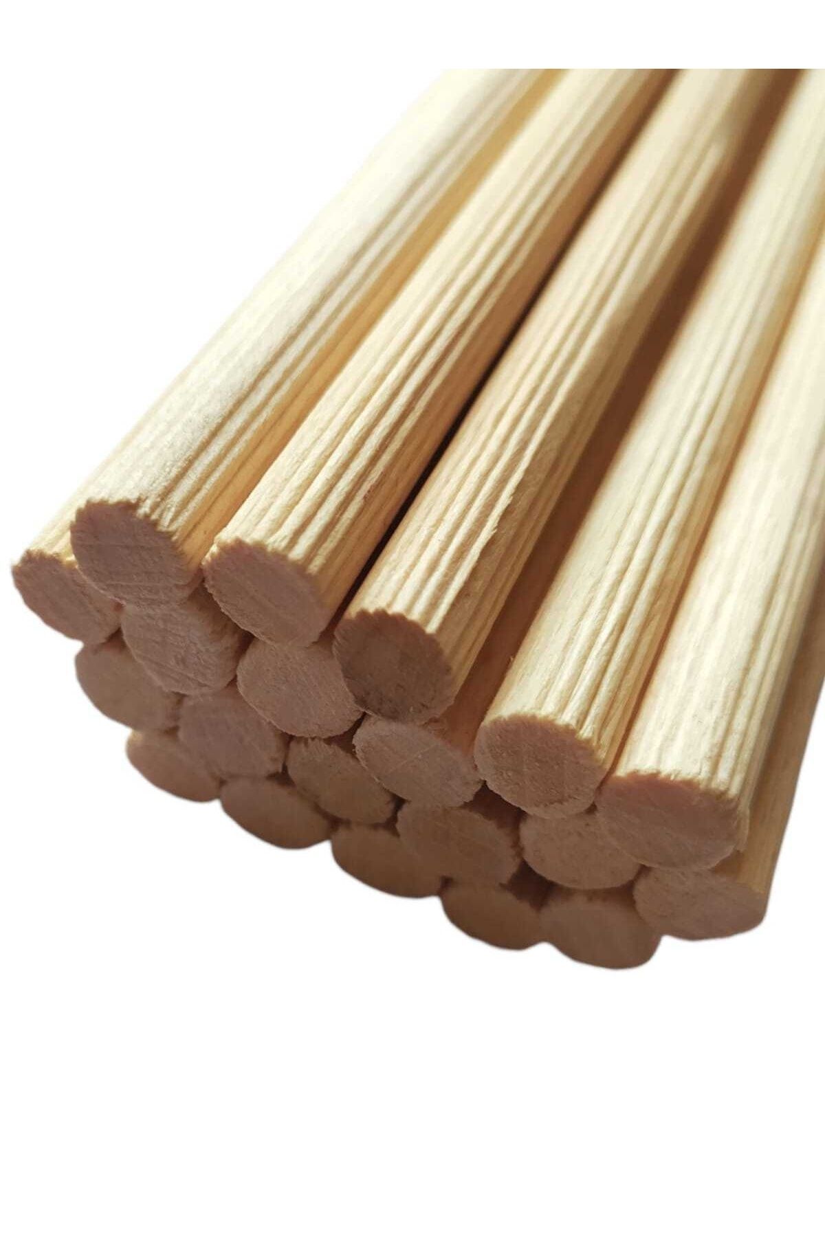 ncy Ahşap Kavele Çıta Çubuk Kavela Kayın 50 Cm 14 Mm Yivli 5 Adet