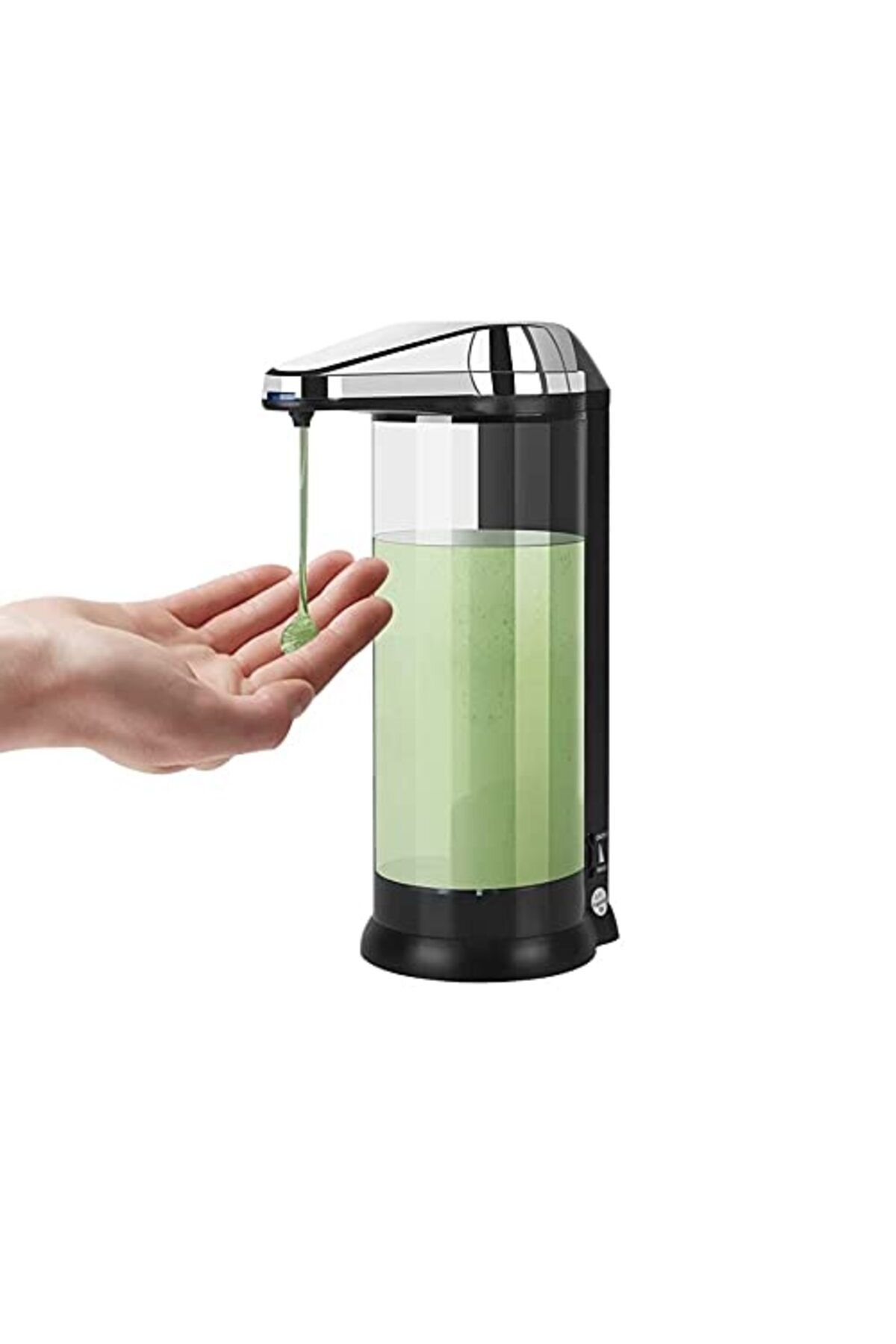 ShopZum Smartgift Sensörlü Sıvı Sabunluk 500Ml Dezenfektanlık Fotoselli Otomatik Sıvı Sabunluk