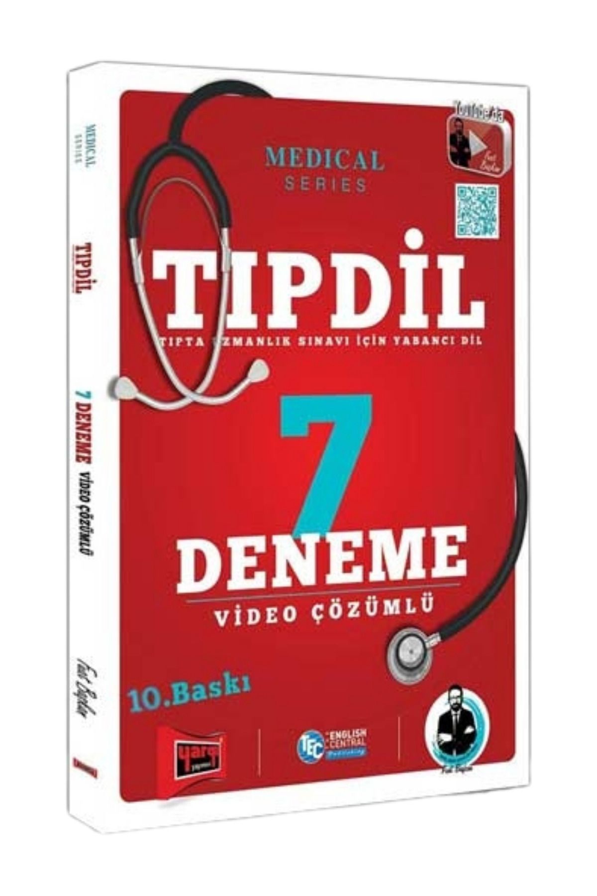 Yargı Yayınları TIPDİL Video Çözümlü 7 Deneme Sınavı 10. Baskı-Fuat BAŞKAN