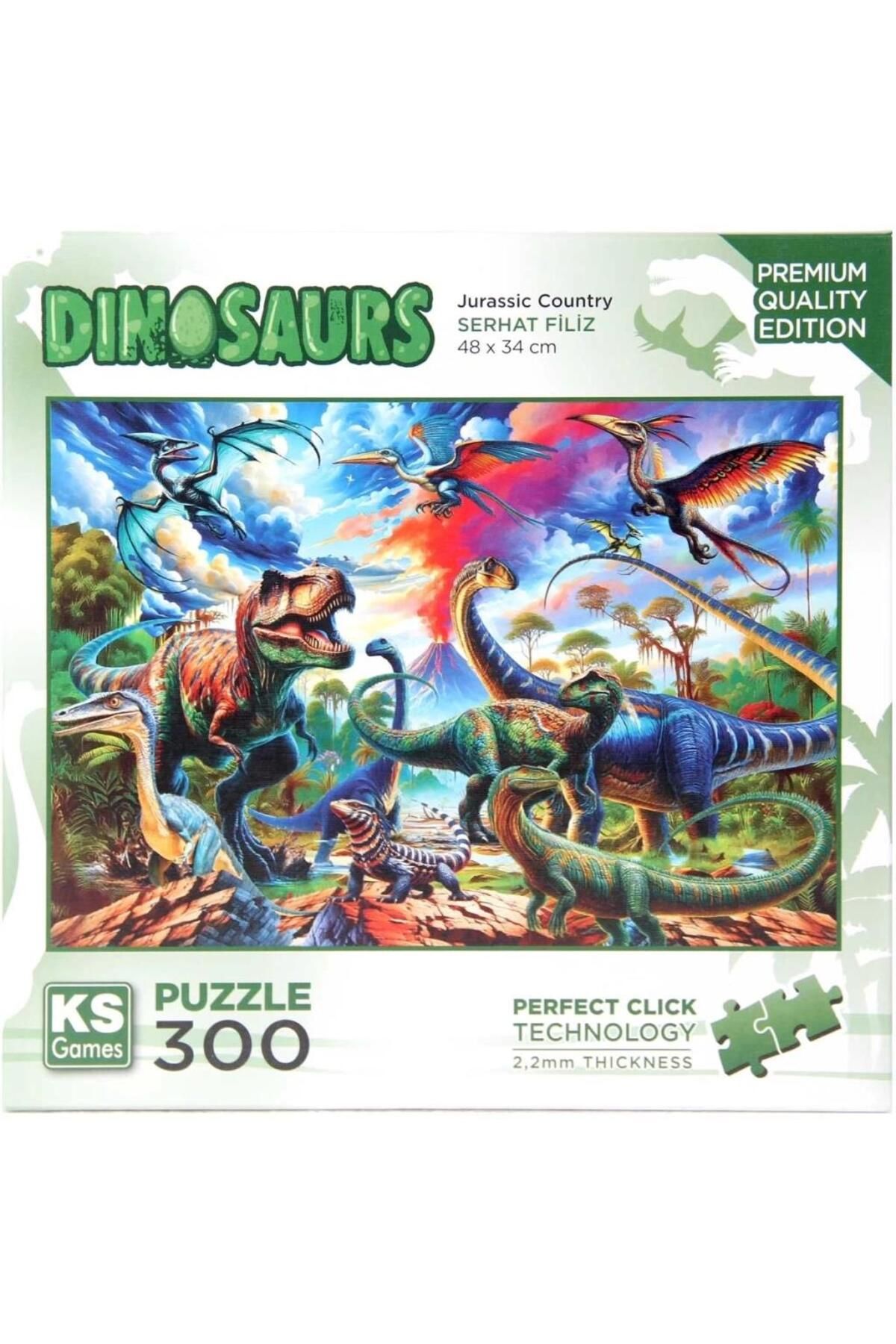 Ks Puzzle Jurassic Country Puzzle 300 Parça