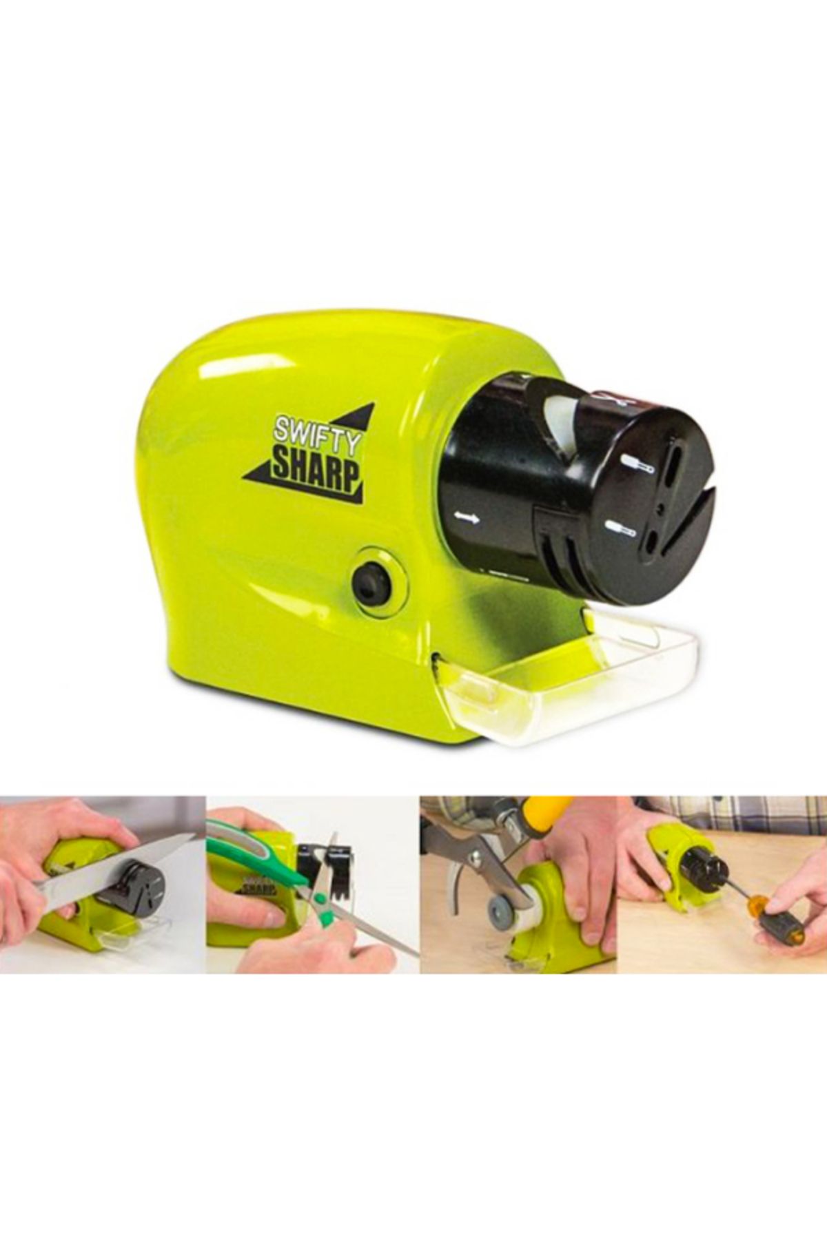 MACON-Multifunction Cordless Knife Sharpener – Motorized, Sharpens All Blades Efficiently 4