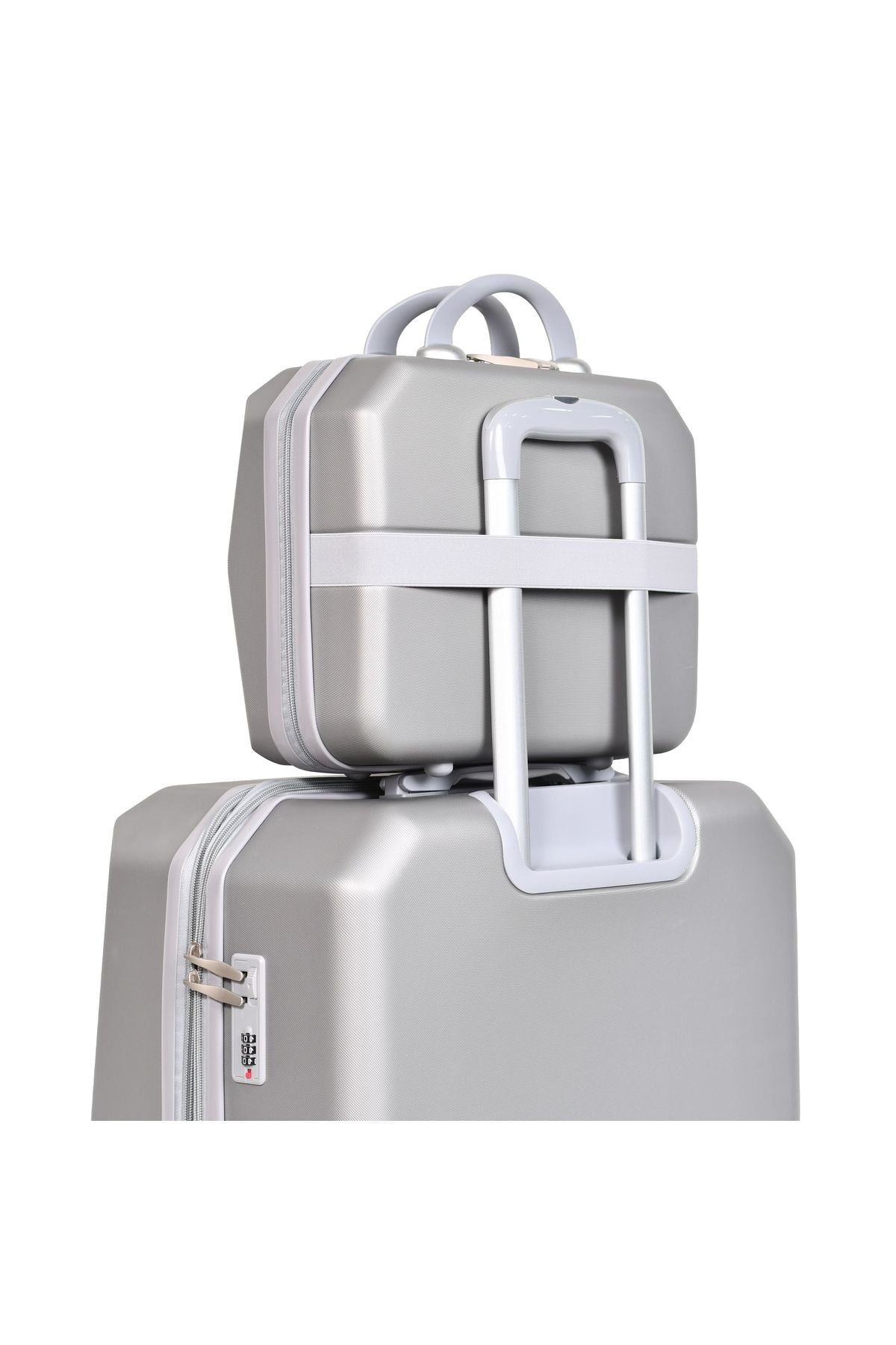 MORANO-Morano 4-Piece Luggage Set Durable and Lightweight Spinner Wheeled Suitcase with Numbered Security Lock 7