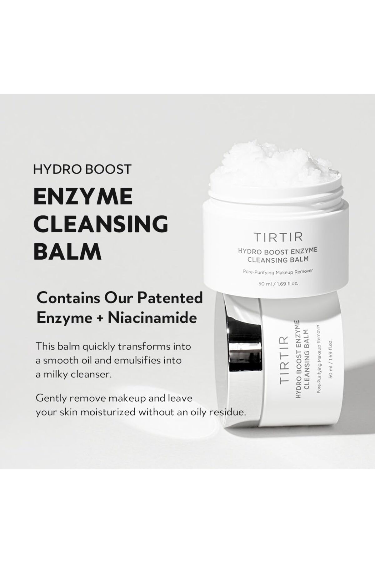 TIRTIR-Hydro Boost Enzyme Cleansing Balm - 120ml Enzyme Cleanser 2
