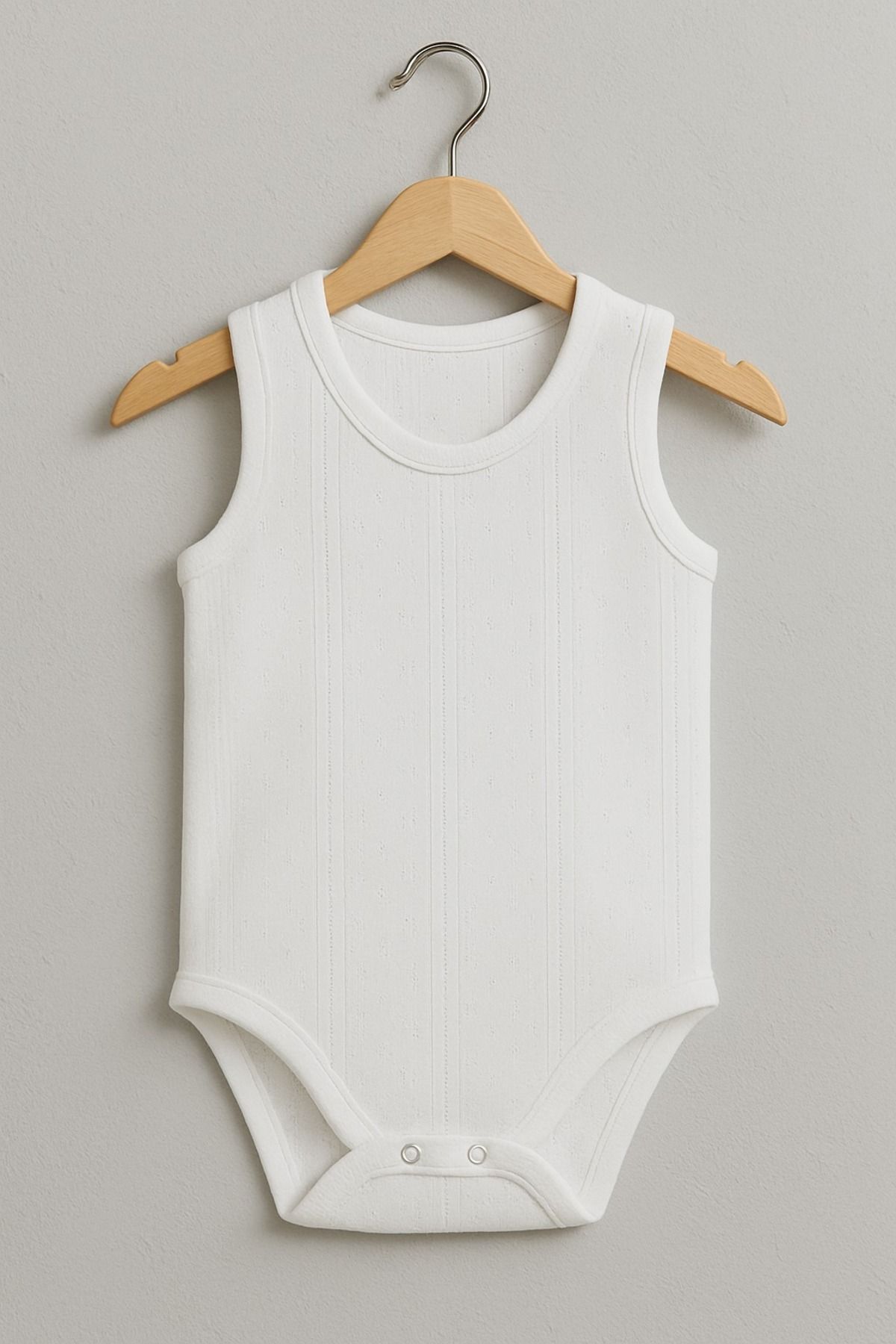 ÇOÇÇE BABY %100 Organik Pamuklu Jakarlı Atlet Body
