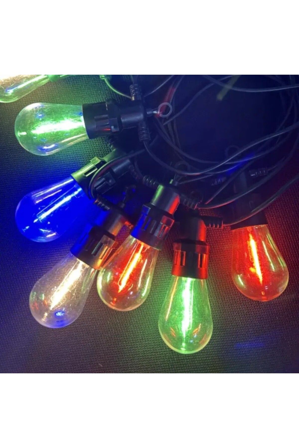 Naimeed Company Șir Luminos Decorativ, Interconectabil, Naimeed D6082, 5 M, 10 Becuri Led, Lumină Multicoloră - One Size