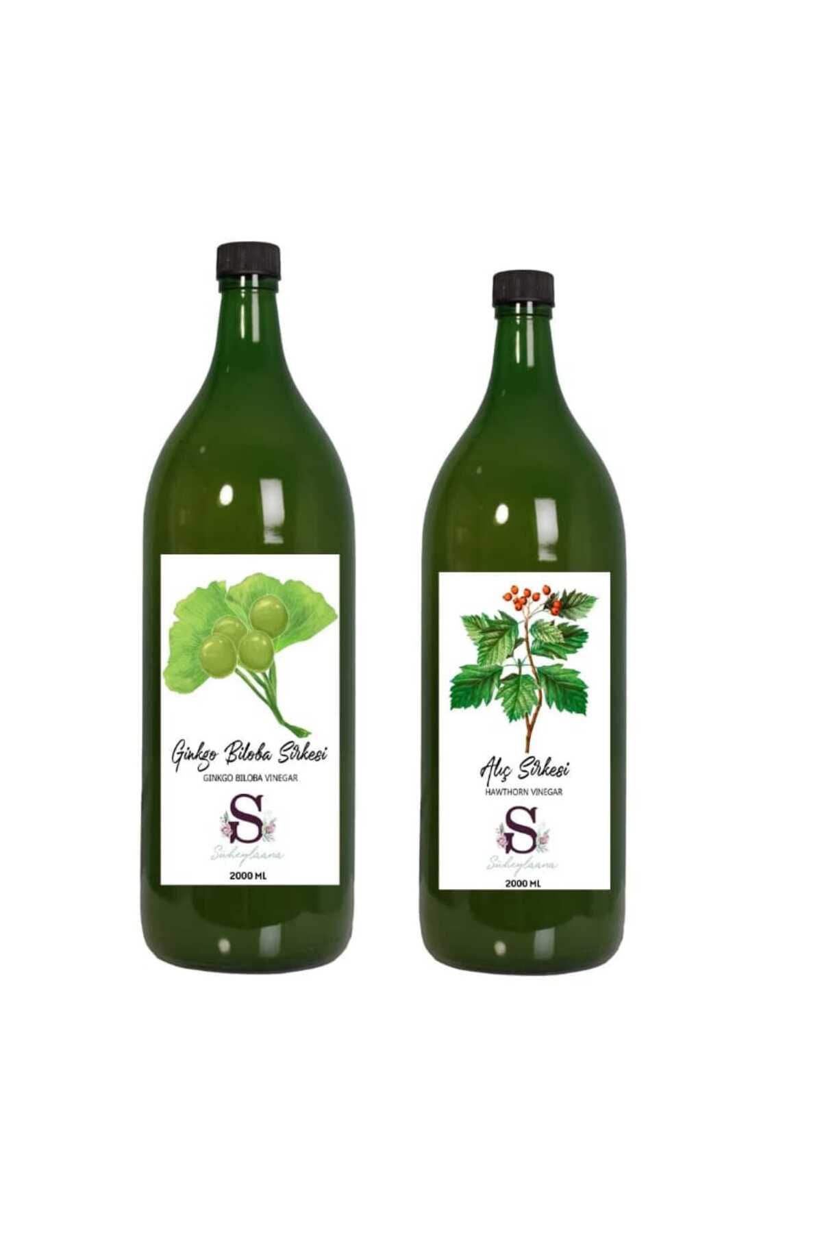 Süheylaana Doğal Ginkgo Biloba Sirkesi 2000 Ml - Doğal Alıç Sirkesi 2000 Ml