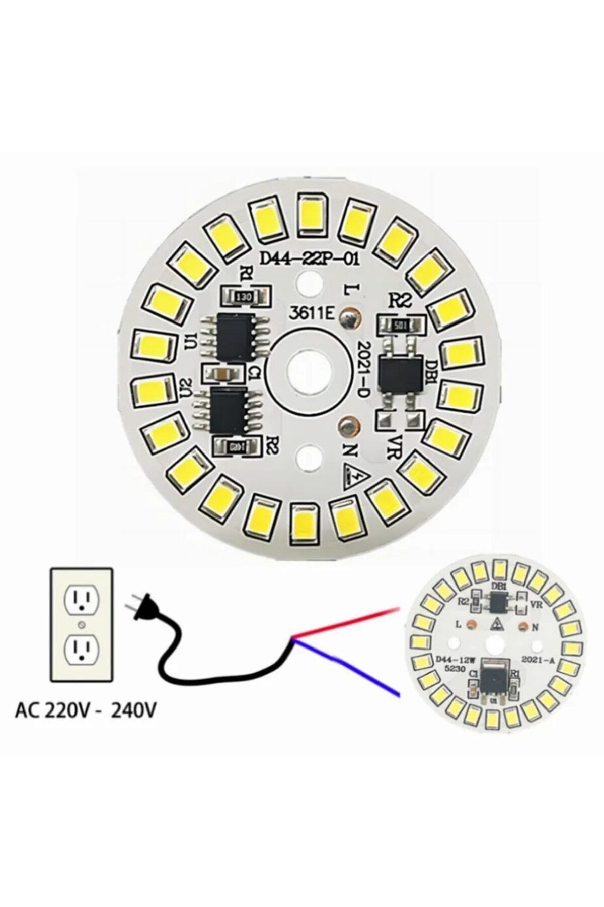 Choice-5W Cold White LED Chip for Lamp Bulb 3W 5W 7W 9W 12W 15W SMD 2835 Led Round Bulb Chips Light Beads A 1