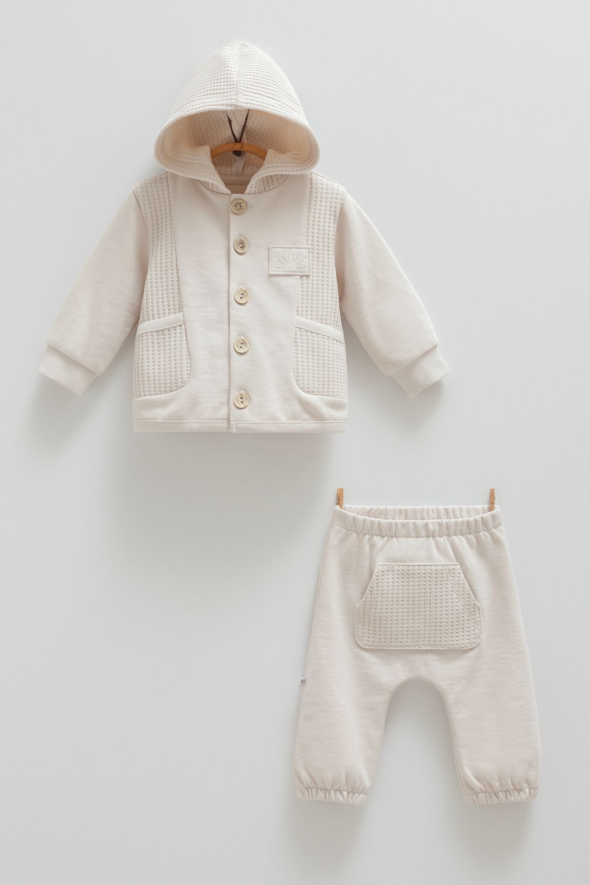 Caramell Little Emu Cool Spring Kapüşonlu 2'li Takım