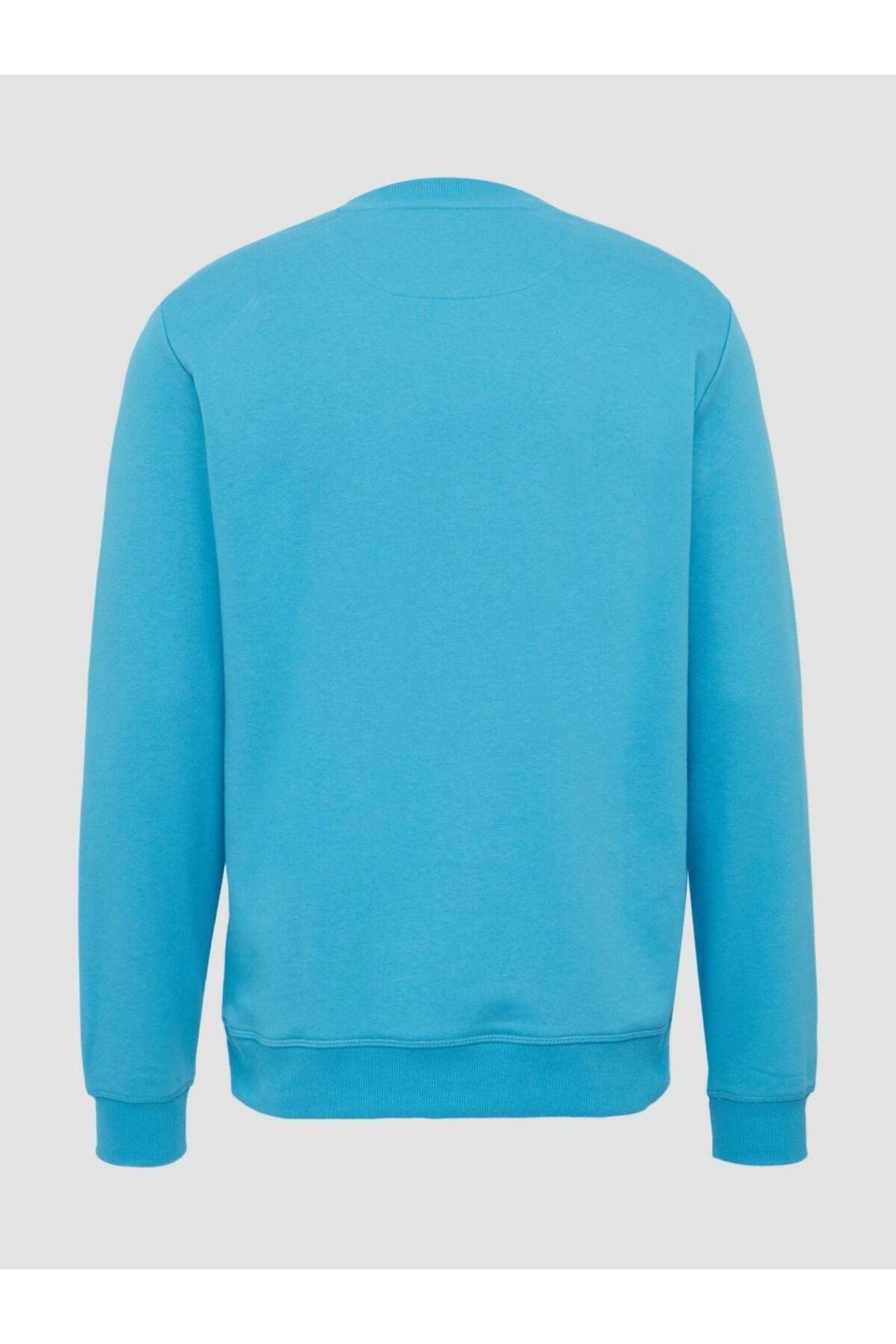 s.Oliver-Men's Simple Blouse Made Of Cotton And Viscose Blend, Regular Fit, Light Blue, S 2
