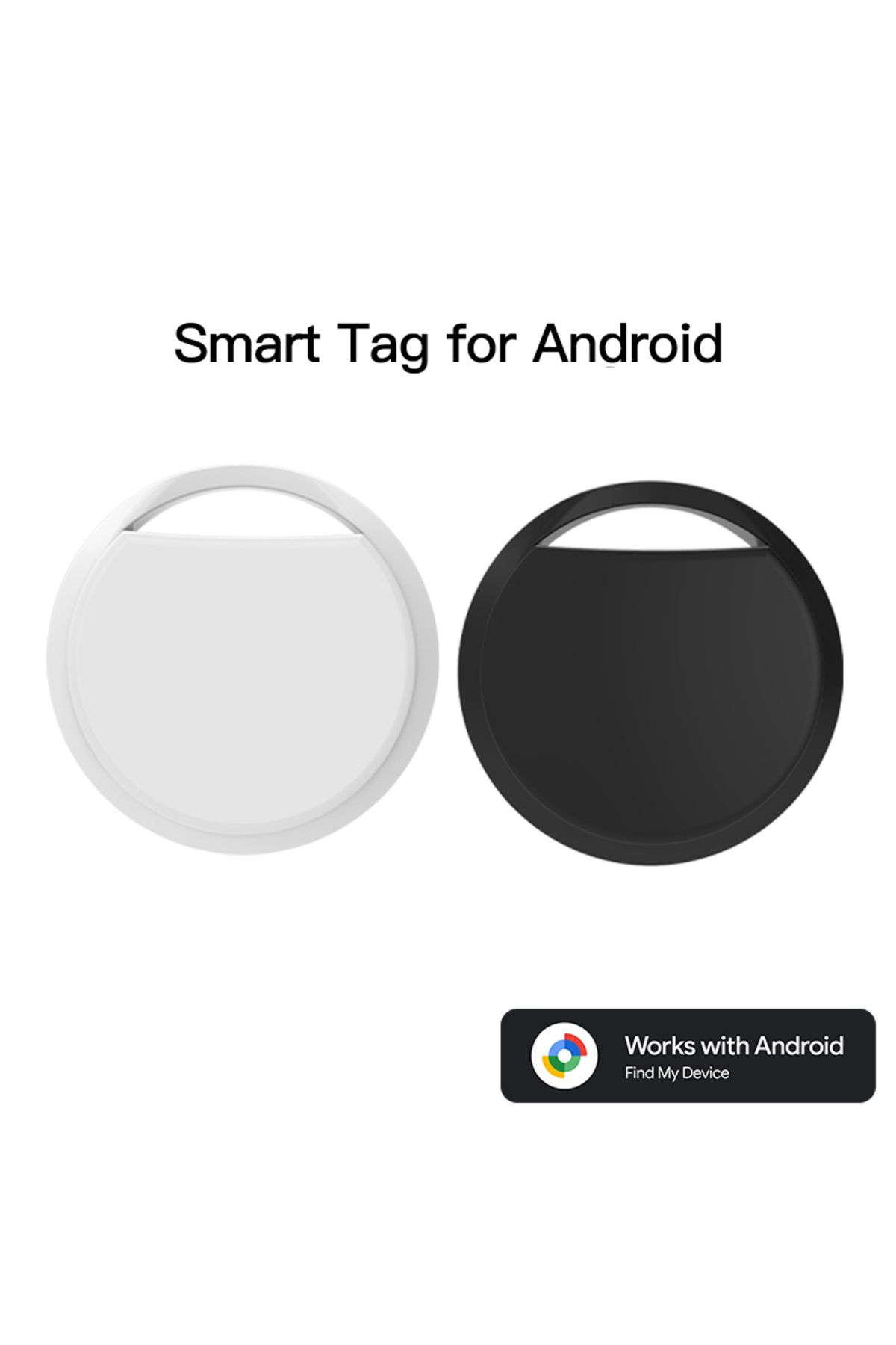 Choice-White And Black Bluetooth Gps Tracker For Android Phones Work With Google Find Hub App Key Finder Pe 1