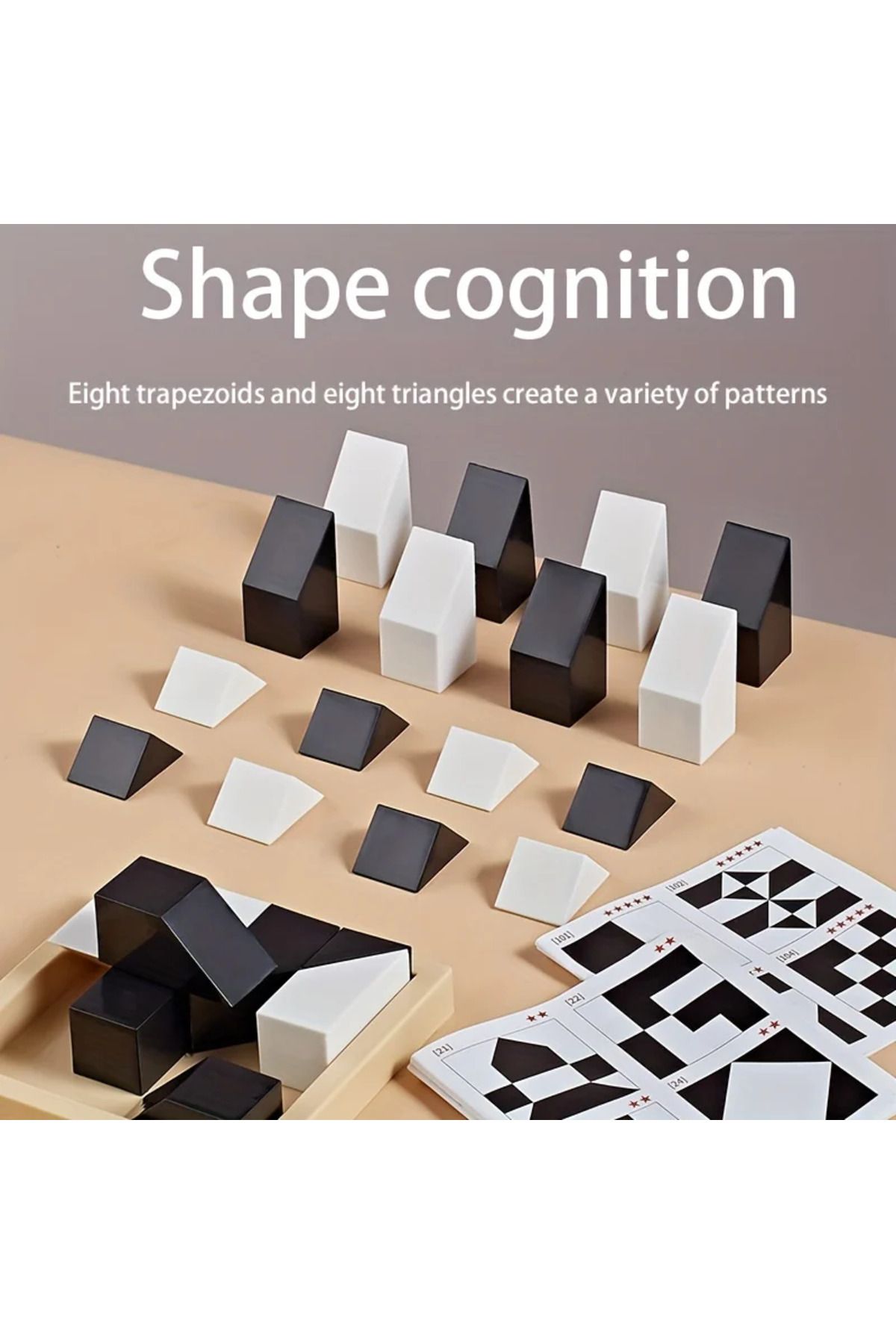 XMSJ-A 120 Level Hidden Block Puzzle 6 Years ABS Material Interesting Enhances Logic and Spatial Reasoni. 6