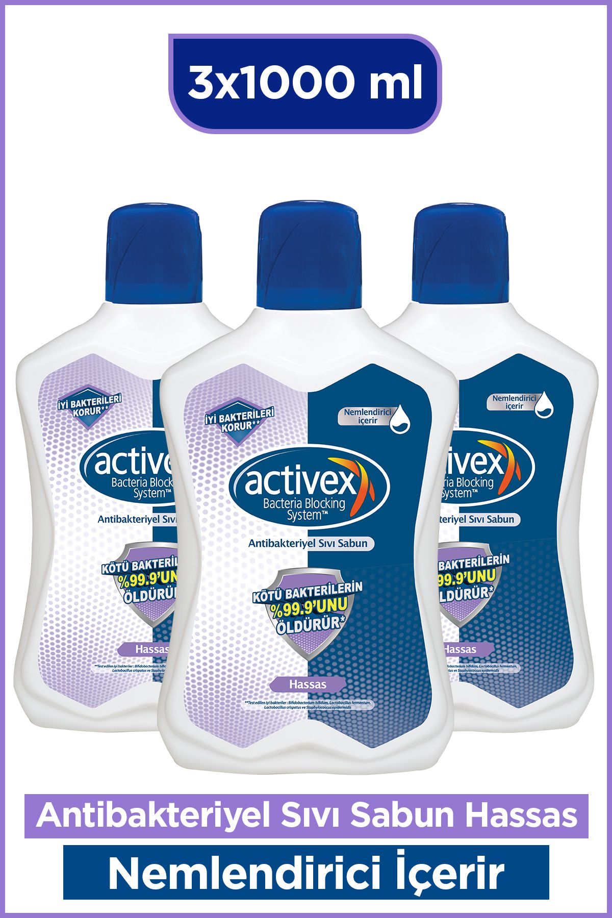 Activex Sıvı Sabun Hassas 3x1 LT