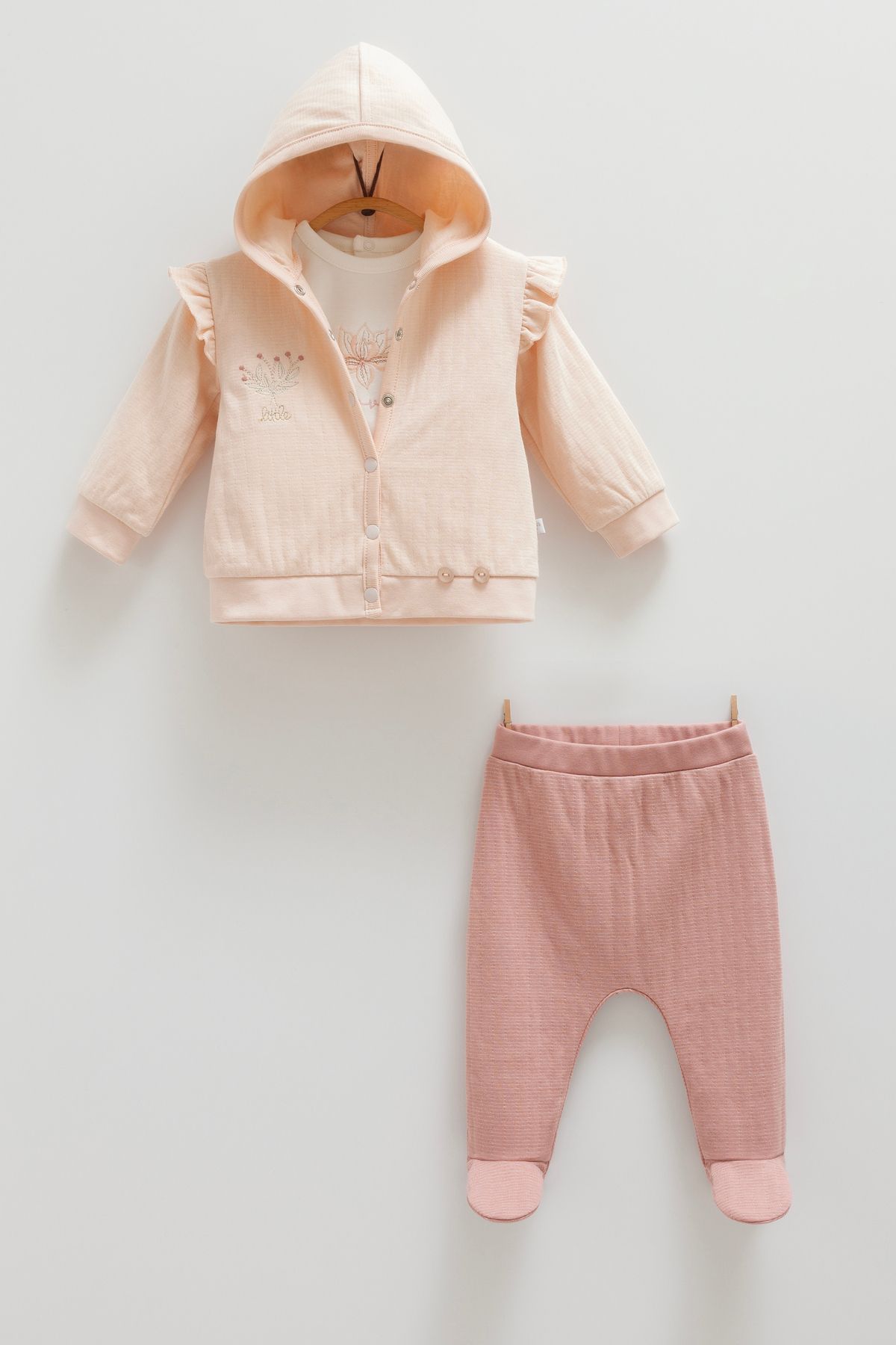 Caramell Little Emu Rose Baby 3'lü Takım