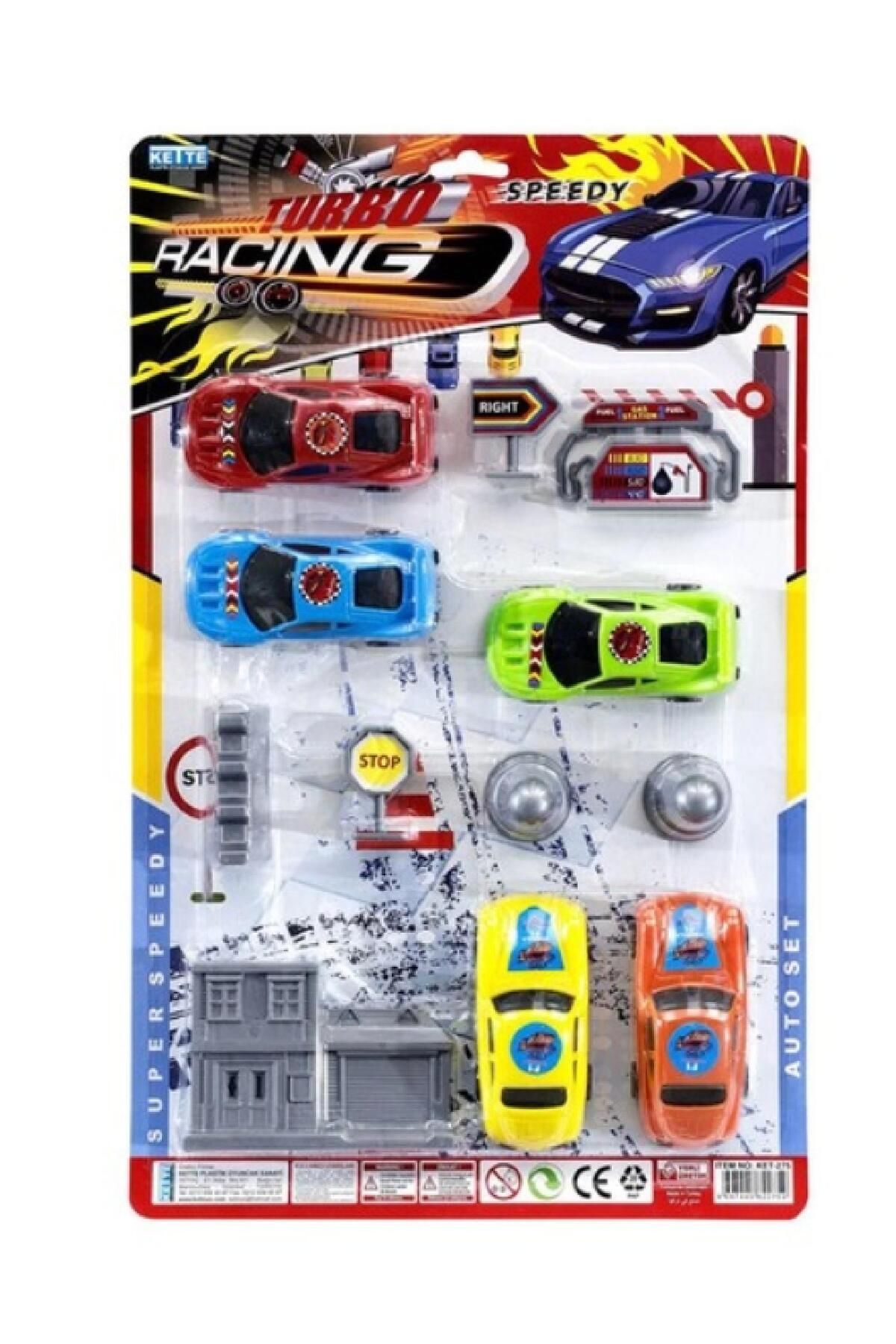toysclub KETTE KET.275 KARTELA SPOR ARABA SETİ