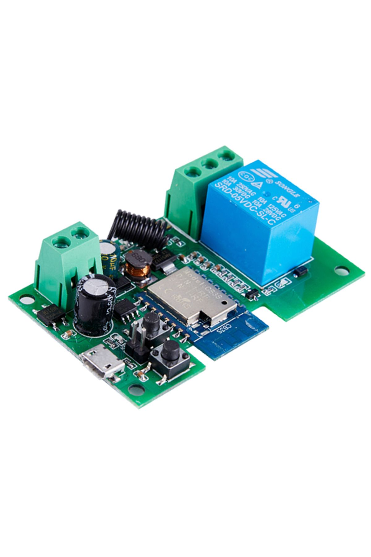 Choice-Dc7-32v Alexa Smart Switch Tuya Smart Home 1ch 10a Wireless Wifi Switch Relay Module Remote Control 7