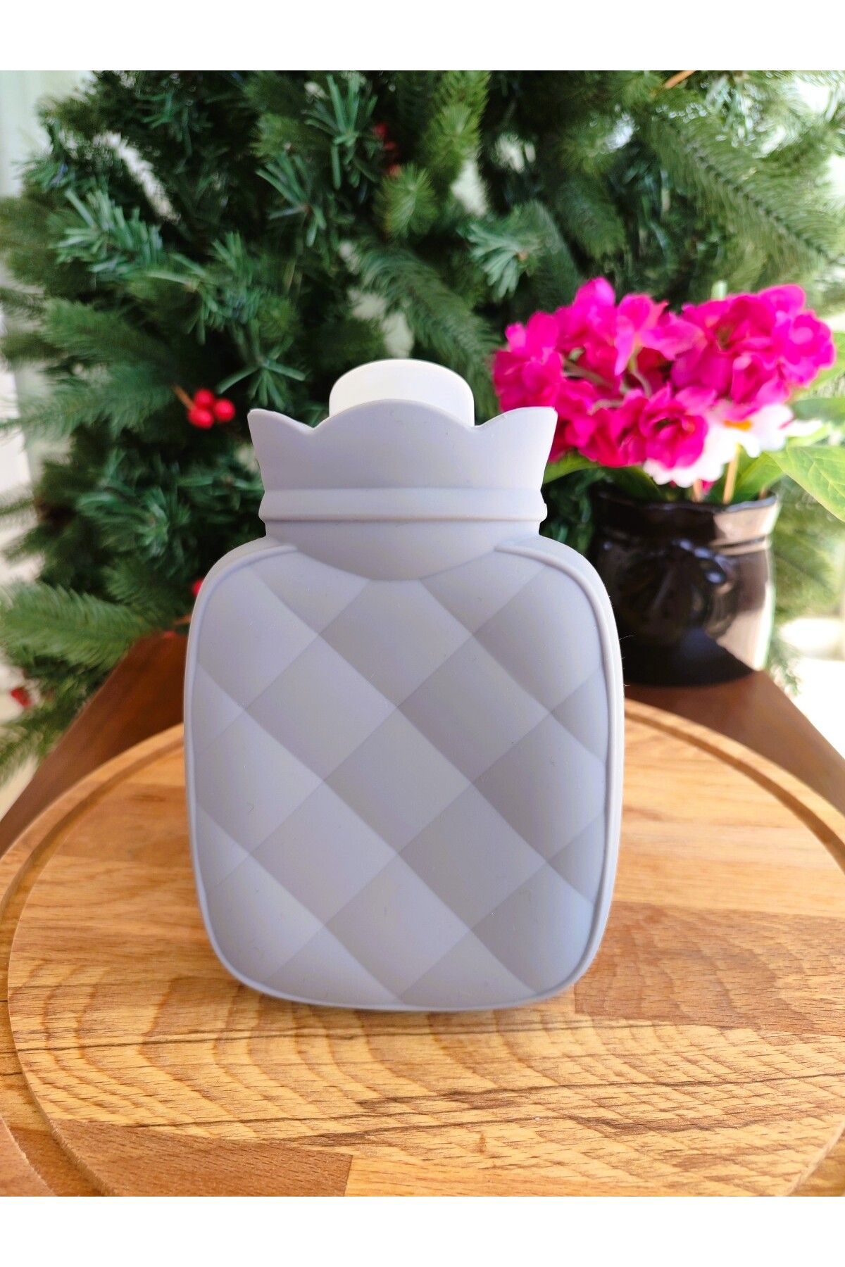 Madame Coco Holly Sıcak Su Torbası - Soft Gri - 350 Ml - 14,5 x 10 x 3,5