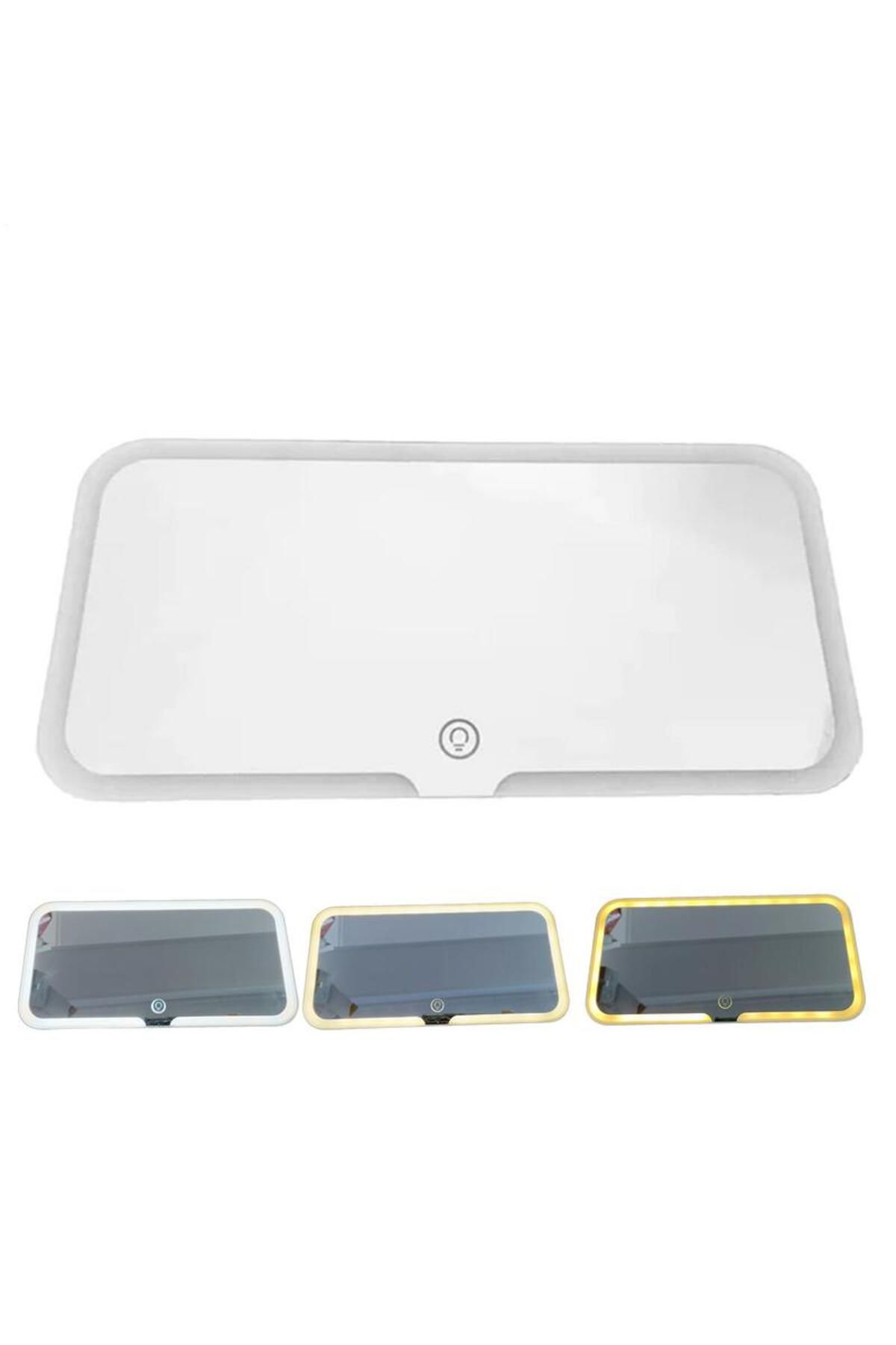 Choice-White LED Car Sun Visor Vanity Mirror Travel Makeup Mirror with 3 Light Modes 60 LEDs Car Vanity Mir 5