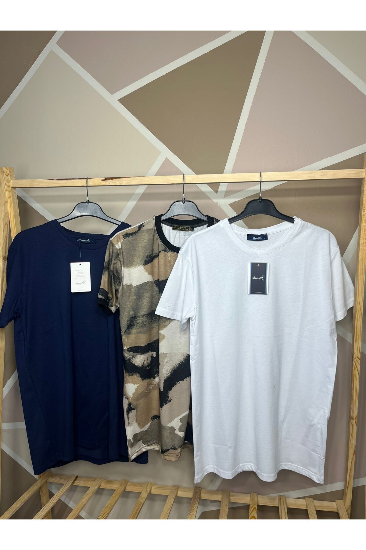 MFZ Giyim 3'Lü Bisiklet Yaka T-shirt