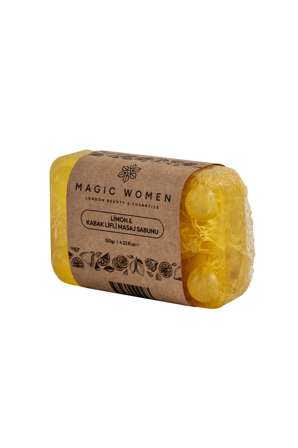 MAGİC WOMEN Magic Women Kabak Lifli Masaj Sabunu | Doğal Peeling ve Masaj Etkili Sabun