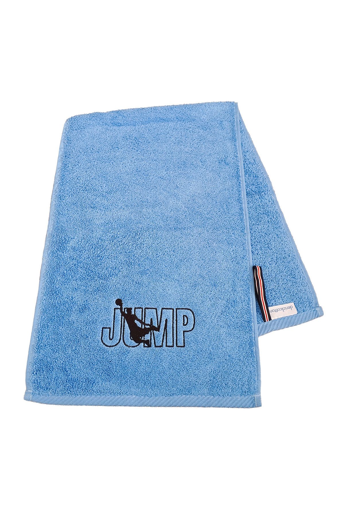 denizlicotton Nakışlı Sporcu Havlusu Pamuklu, Anti bakteriyel, Ter Emici Fitness Plates Boks Tenis Spor Havlusu
