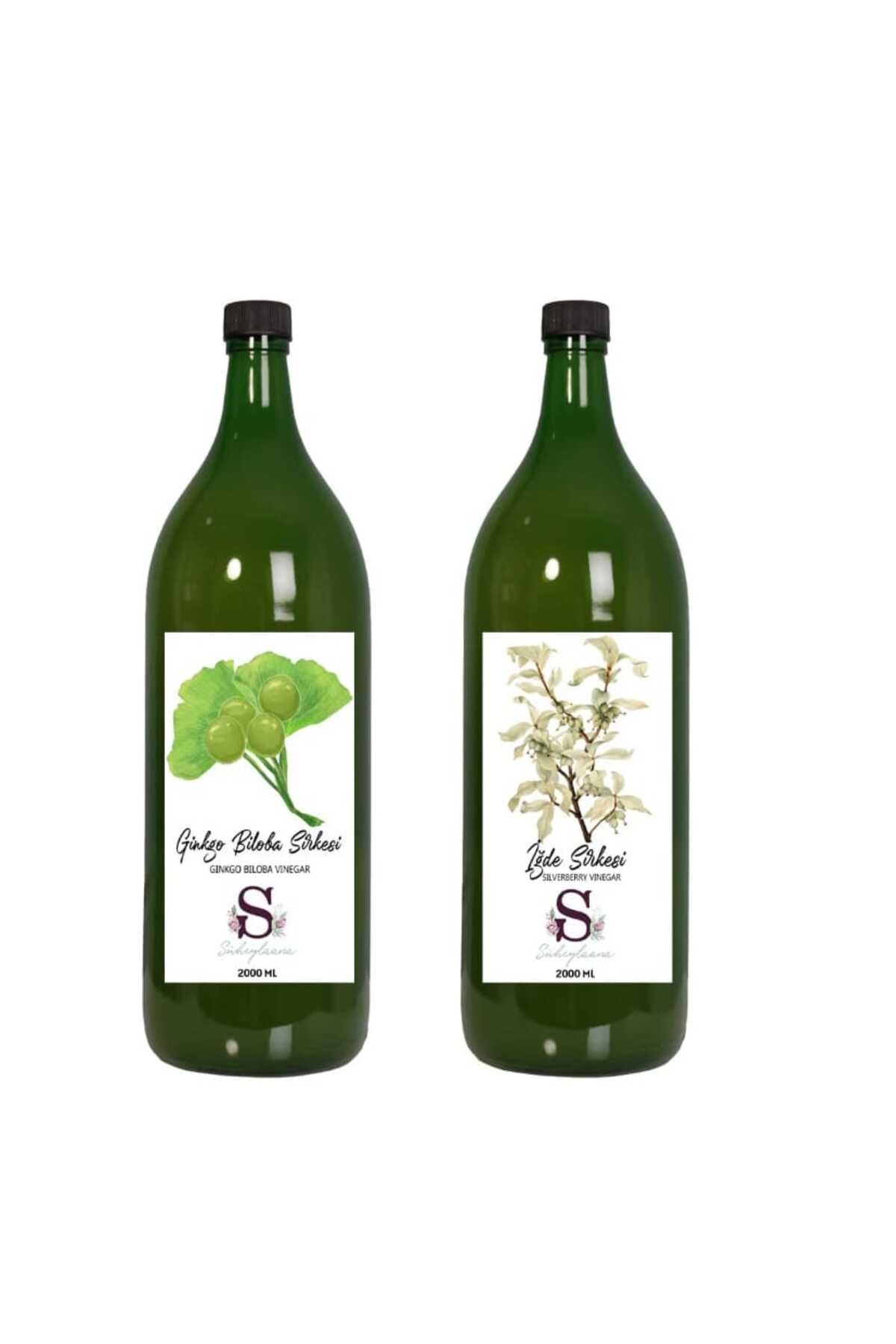 Süheylaana Doğal Ginkgo Biloba Sirkesi 2000 Ml - Doğal İğde Sirkesi 2000 Ml