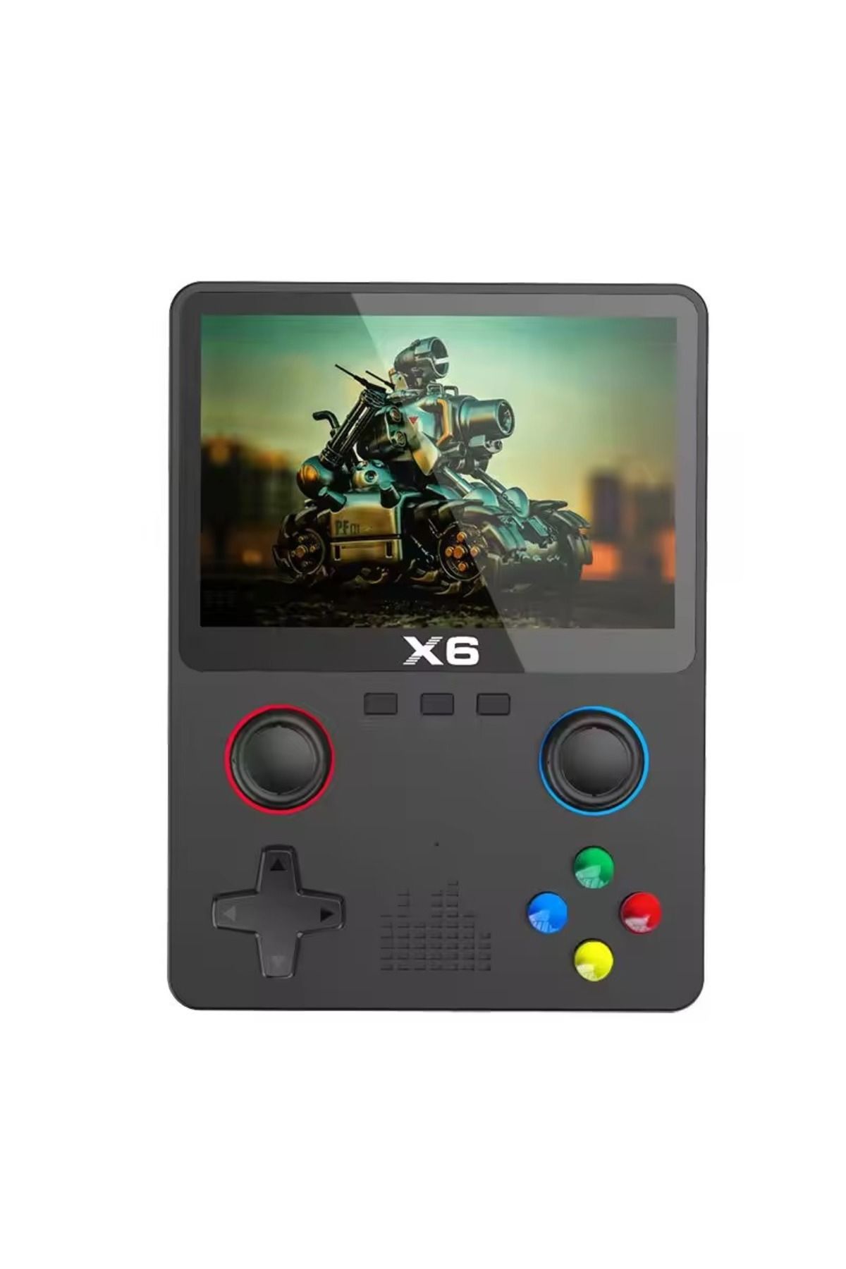 Choice-black 2024 New X6 3.5Inch IPS Screen Handheld Game Player Dual Joystick 11 Simulators GBA Video Game 1