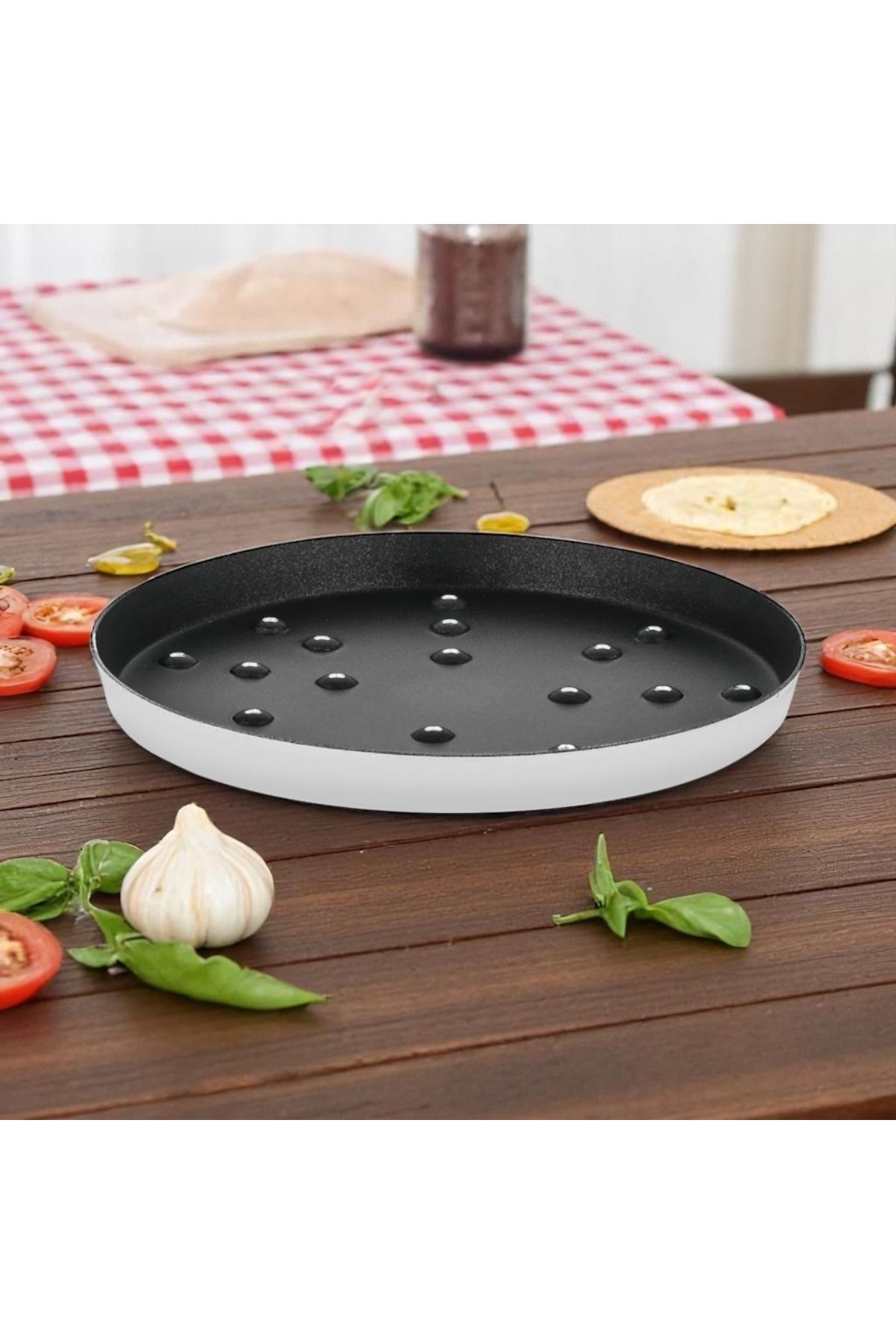 Ulutaş Ulutaş Delikli Alüminyum Pizza Tavası 26 Cm