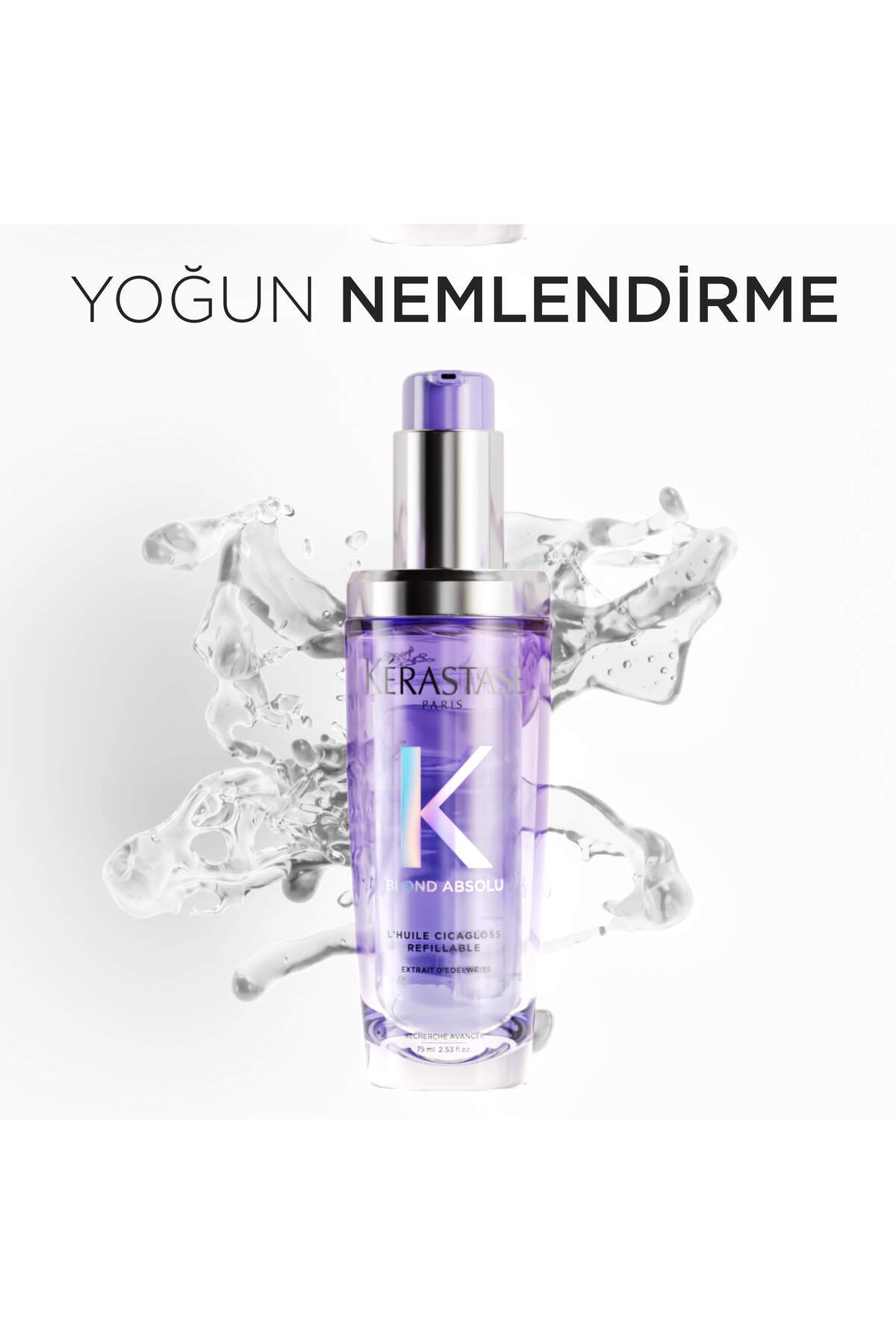 Kerastase Blond Absolu L'huile Cicagloss Kuru Saçlar İçin Canlandırıcı Nemlendirici Bakım Yağı 75ml