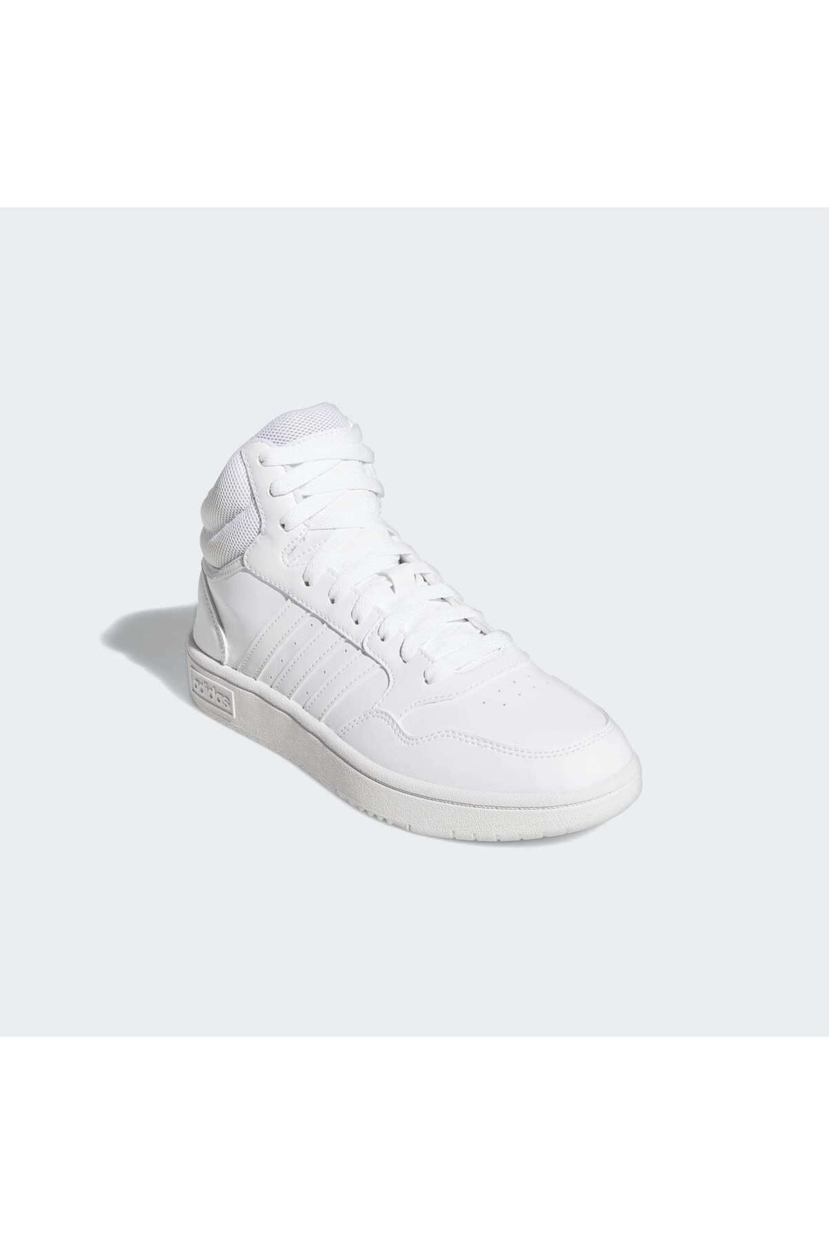 اسنیکر سفید زنانه Hoops 3.0 کفش کلاسیک میانی adidas