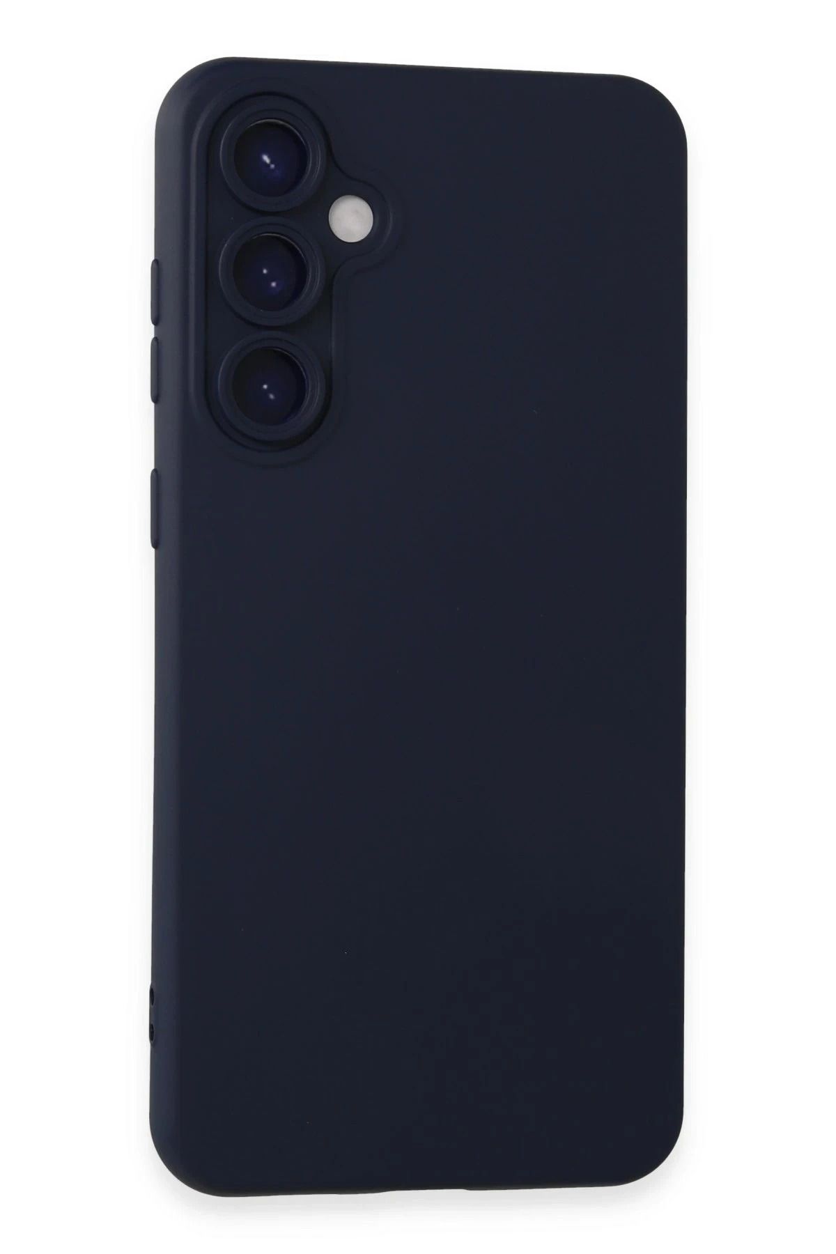 NewFace Galaxy S24 Plus  Uyumlu Kılıf Nano içi Kadife Silikon - Lacivert HNZRN