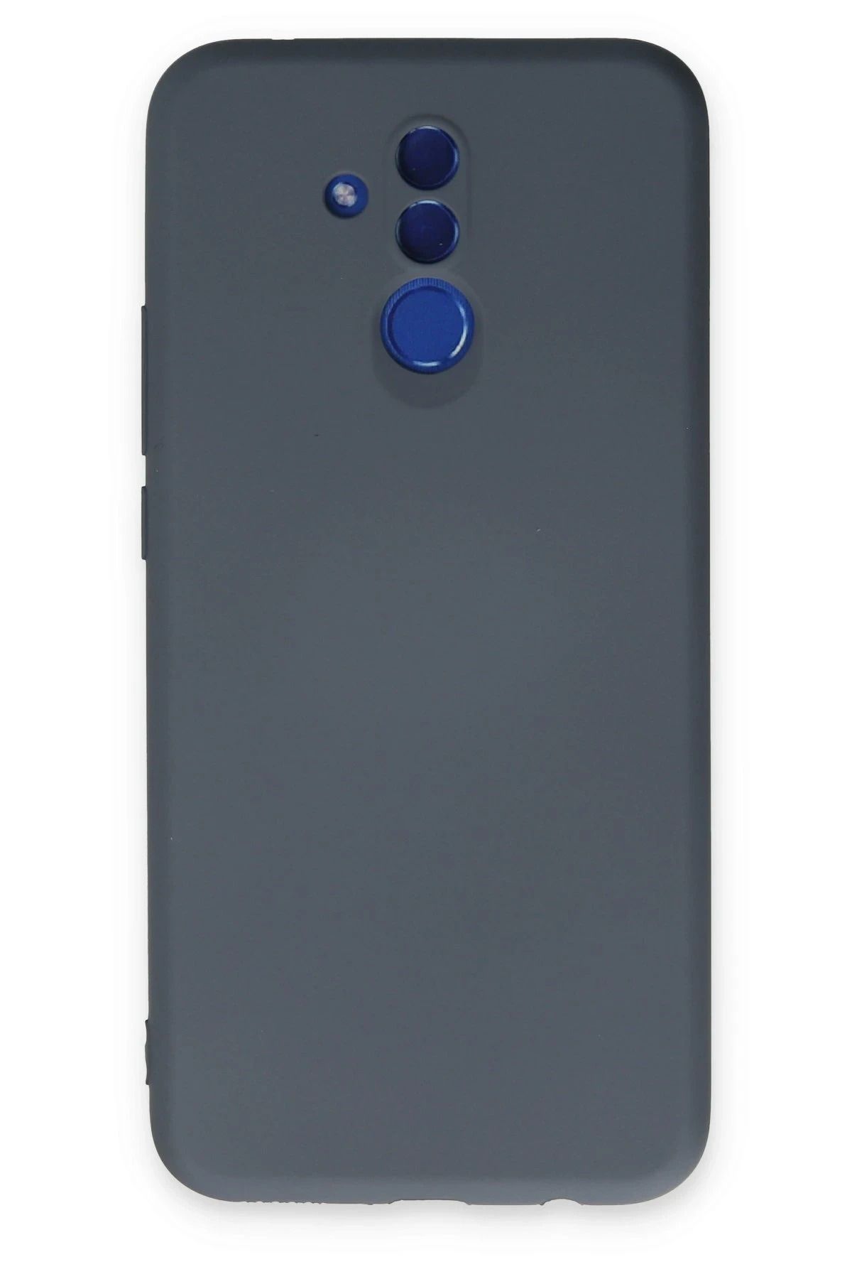 NewFace Huawei Mate 20 Lite Kılıf Nano içi Kadife Silikon - Gri YNSMR