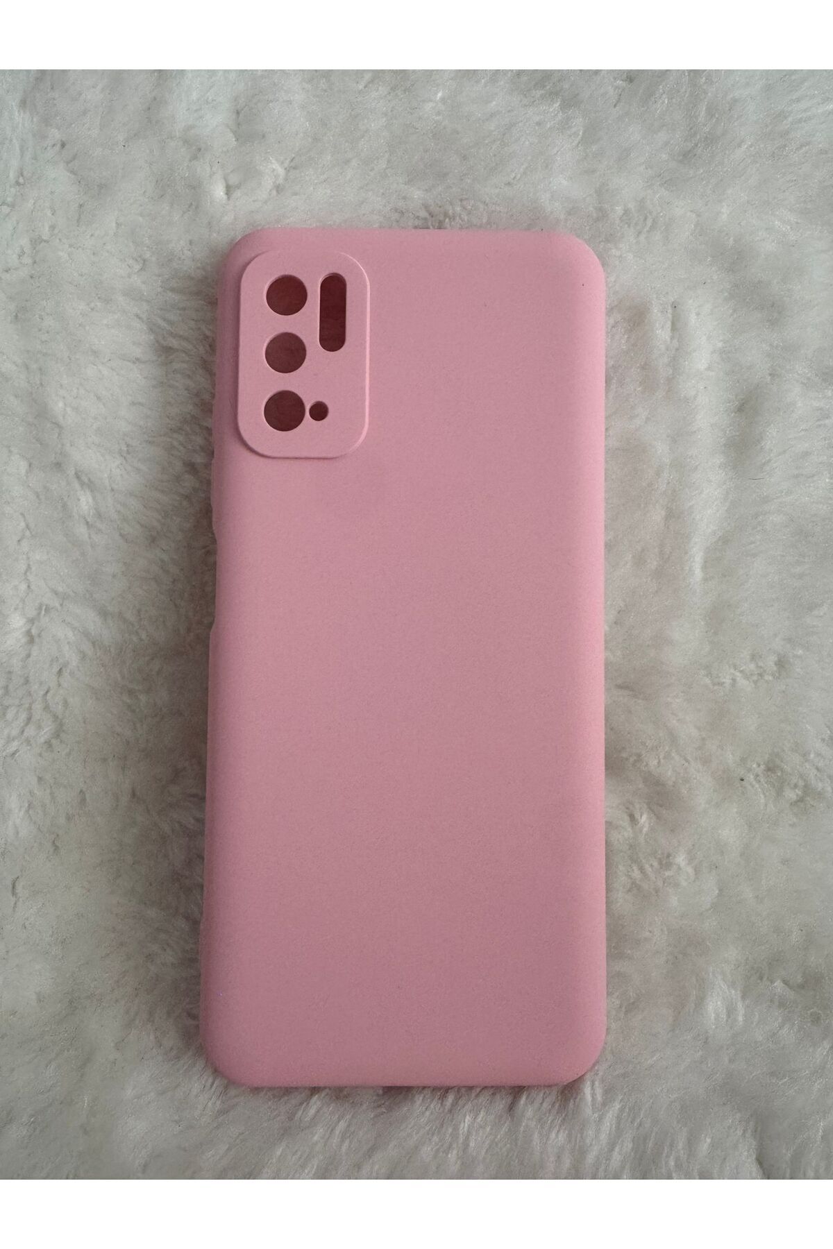QEM Redmi Note 10 5G / M3 Pro ile Uyumlu Yumuşak Dokulu Lansman Telefon Kılıfı