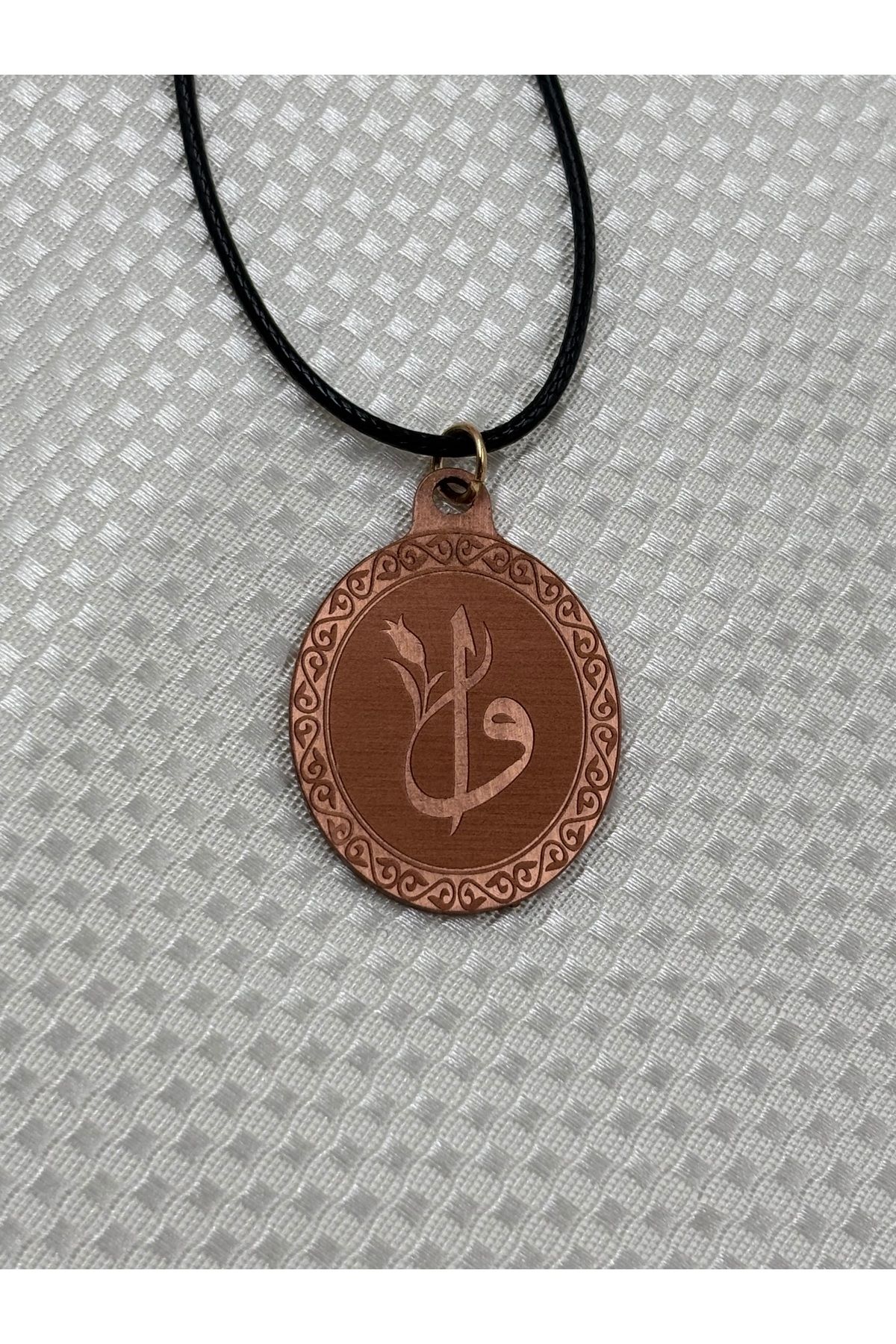 cevahiripek Vav&Elif Desenli Bakır Kolye