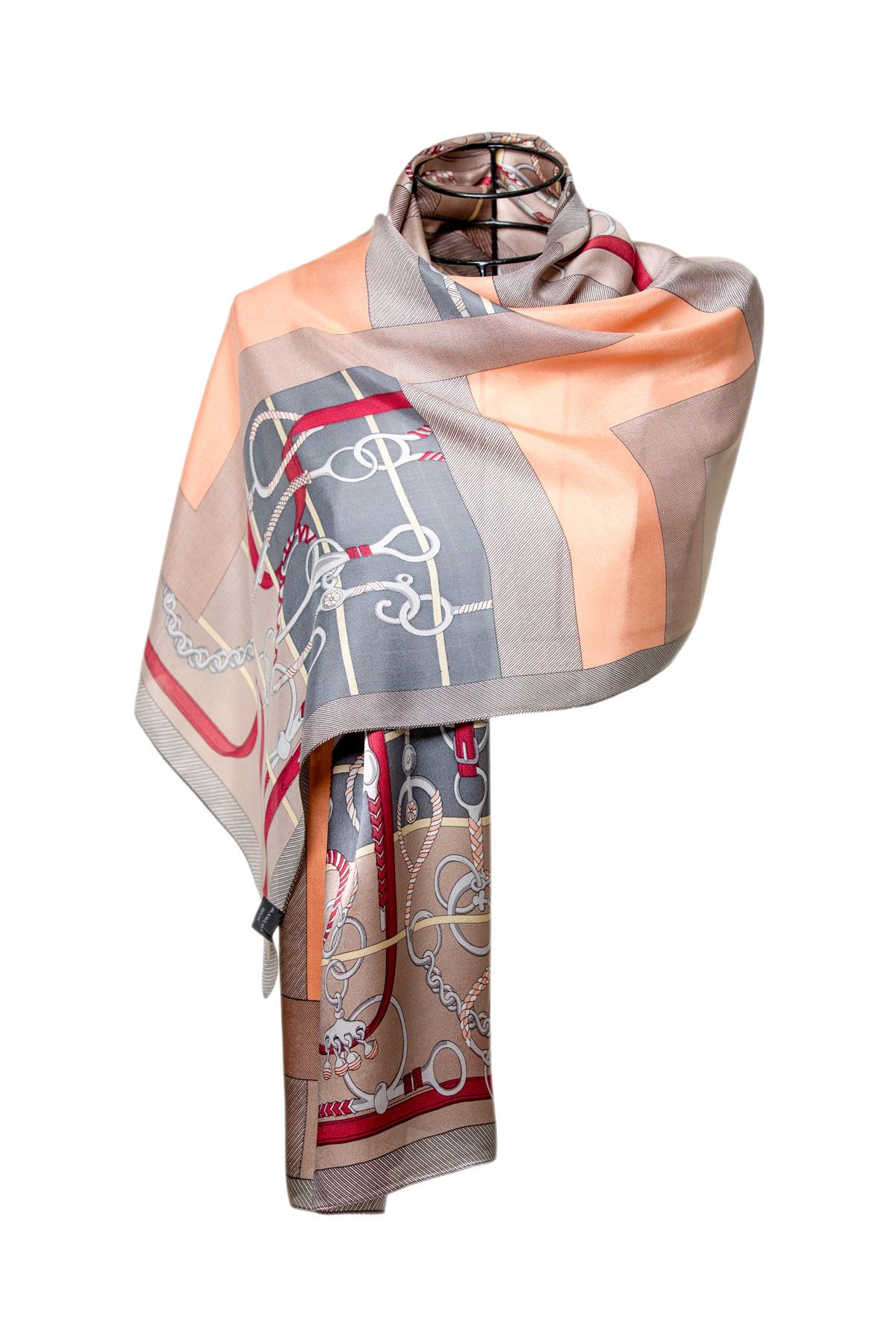 CASHMERE AND SİLK MAWLANA (53X173) SAF İPEL ŞAL