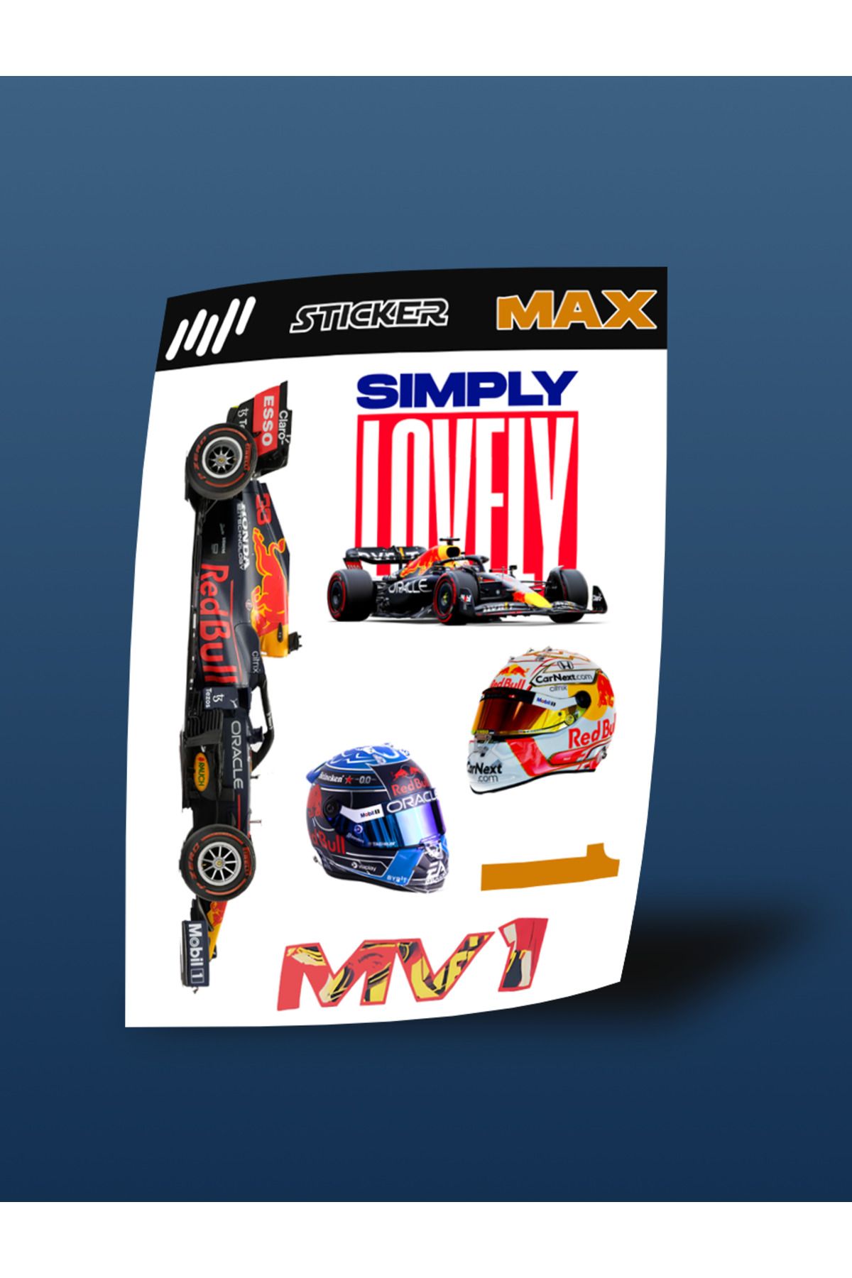 FNBX Max Verstappen Stıcker