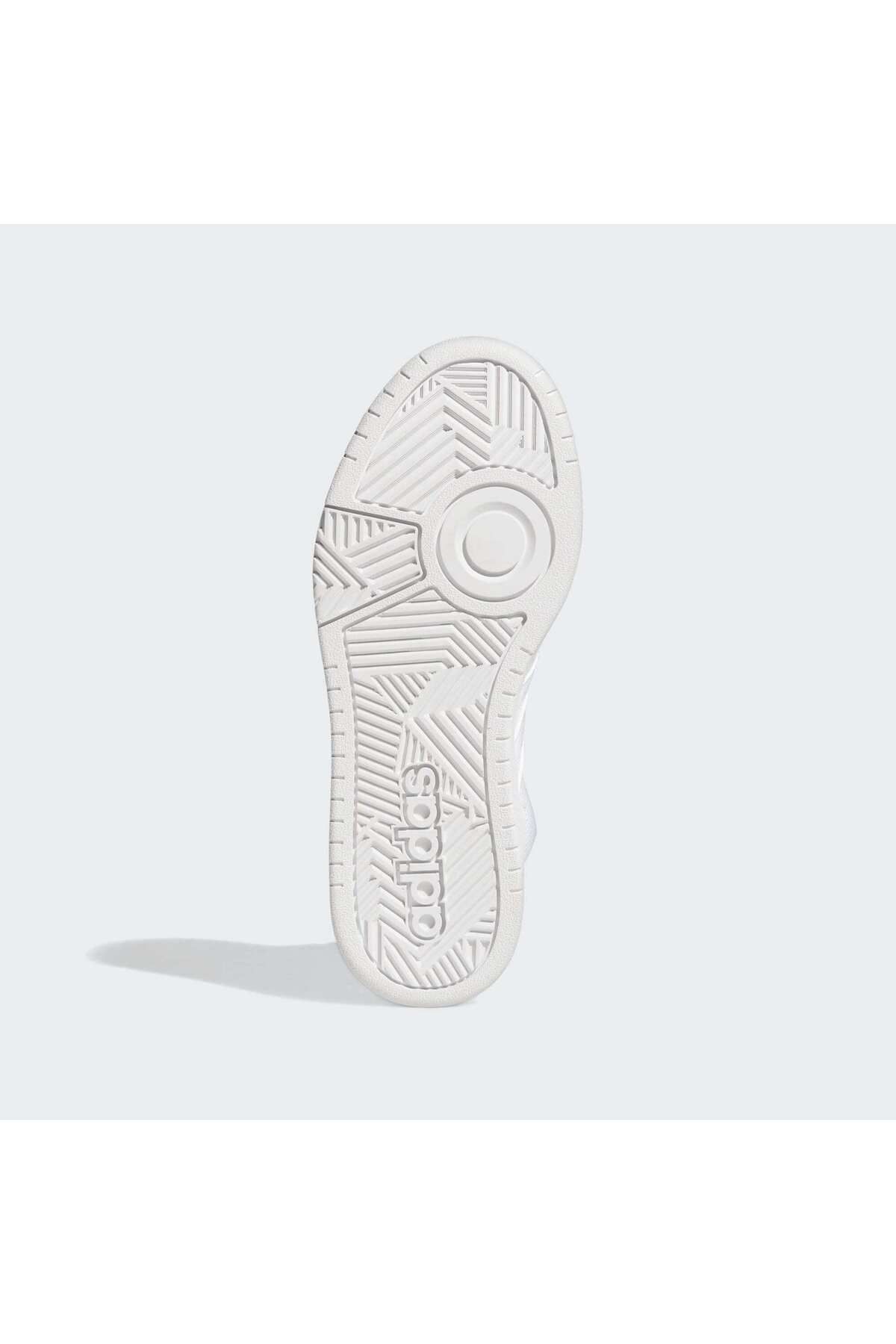 اسنیکر سفید زنانه Hoops 3.0 کفش کلاسیک میانی adidas