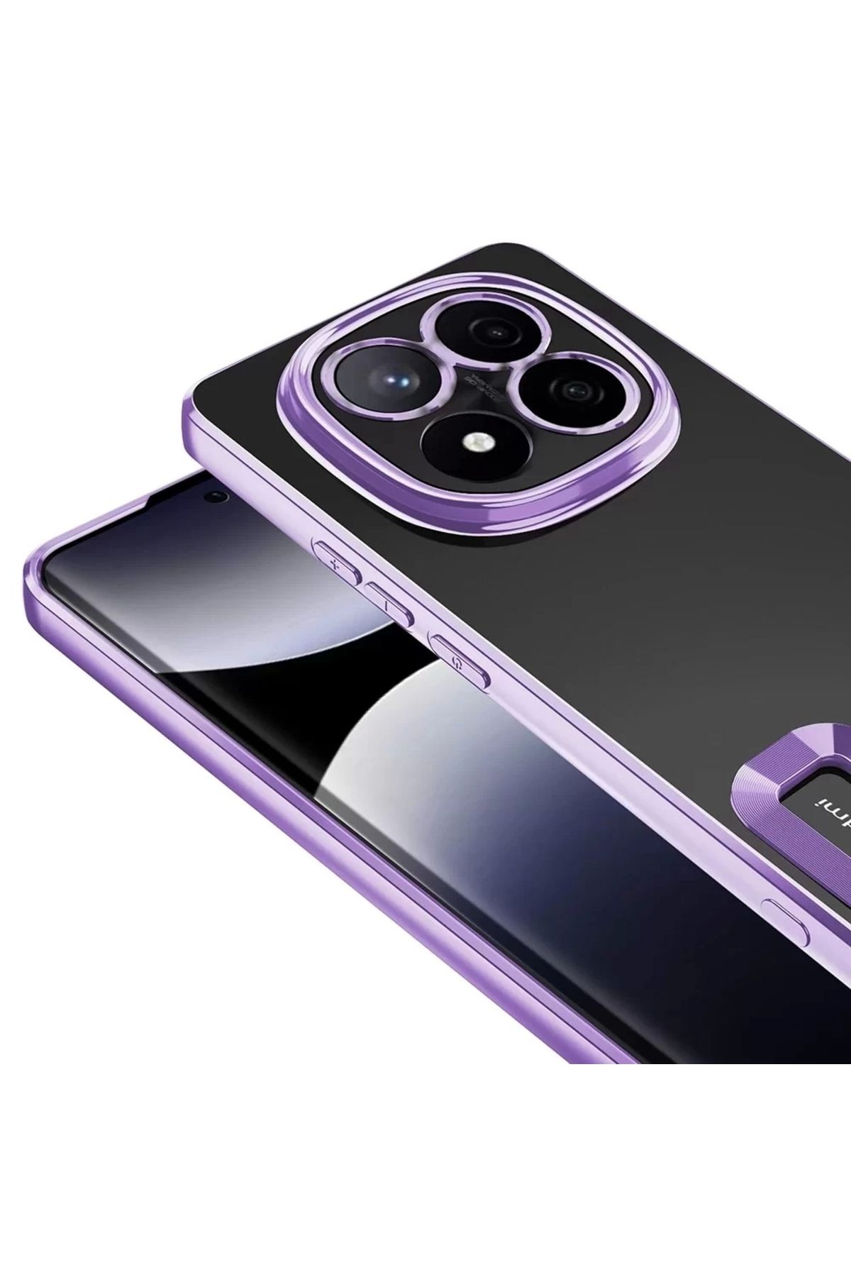 Lopard Xiaomi Redmi Note 14 Pro Plus Kılıf + Pet Ekran Koruyucu Set Kamera Lens Korumalı Şeffaf Parlak Kena