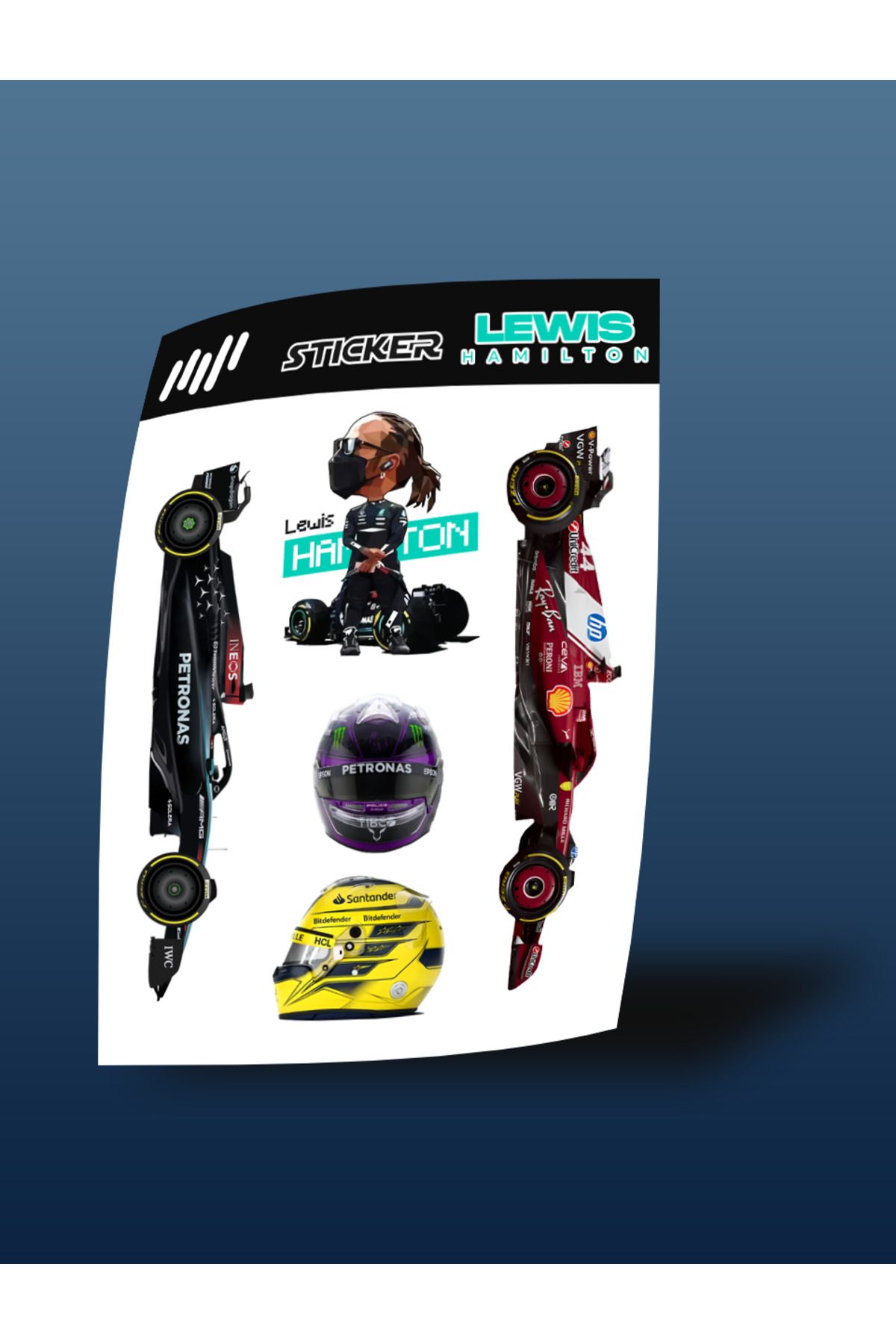 FNBX LewisHamilton Stıcker